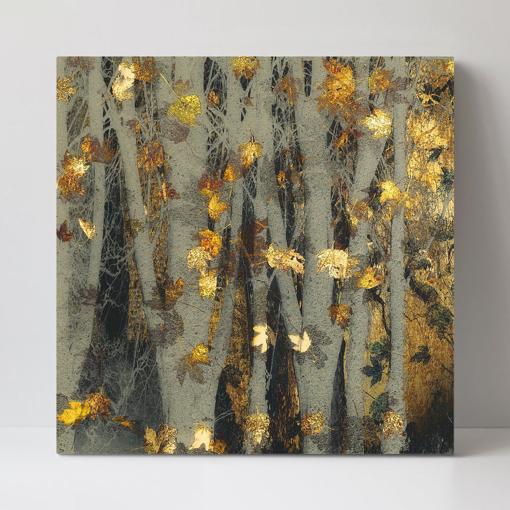 Gold Leaf, by Nel Talen-Framed-Canvas-Print-Poster-Gioia Wall Art