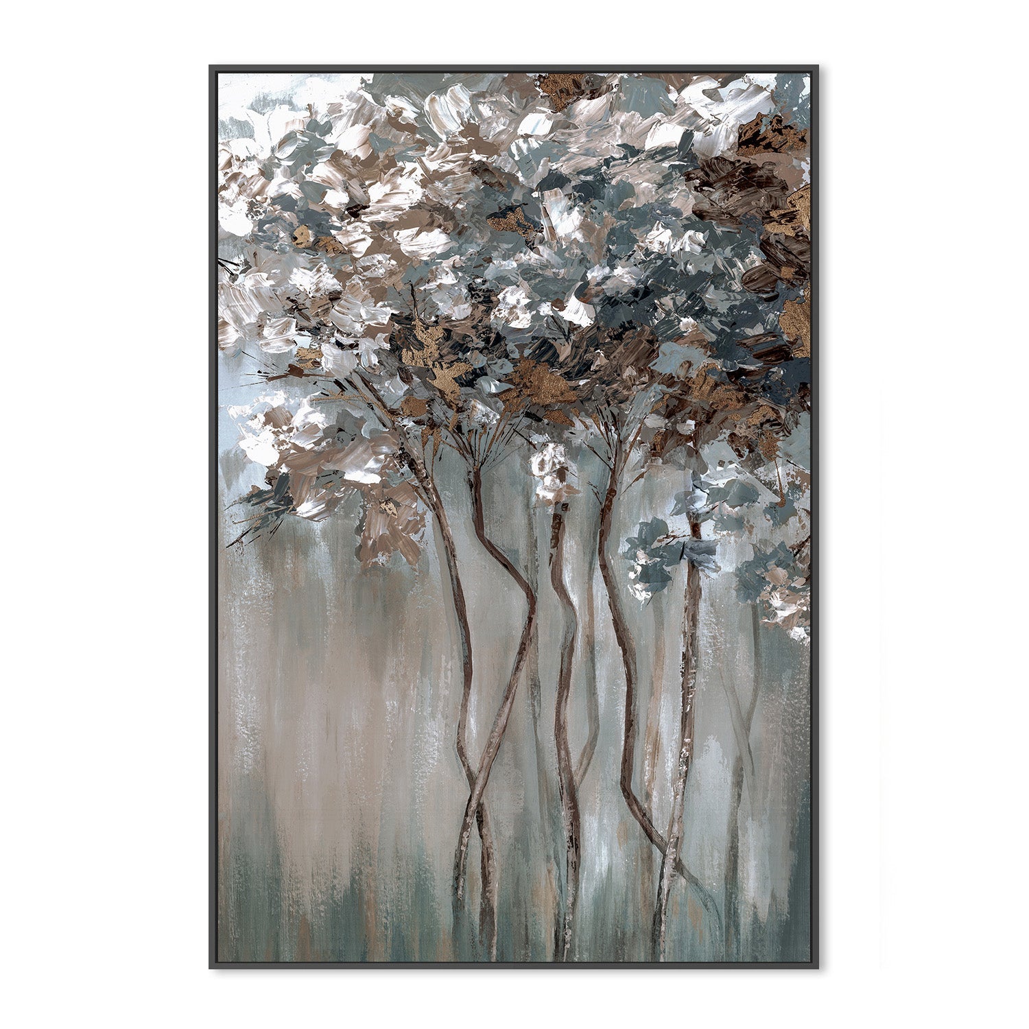 wall-art-print-canvas-poster-framed-Golden Brown Forest-3