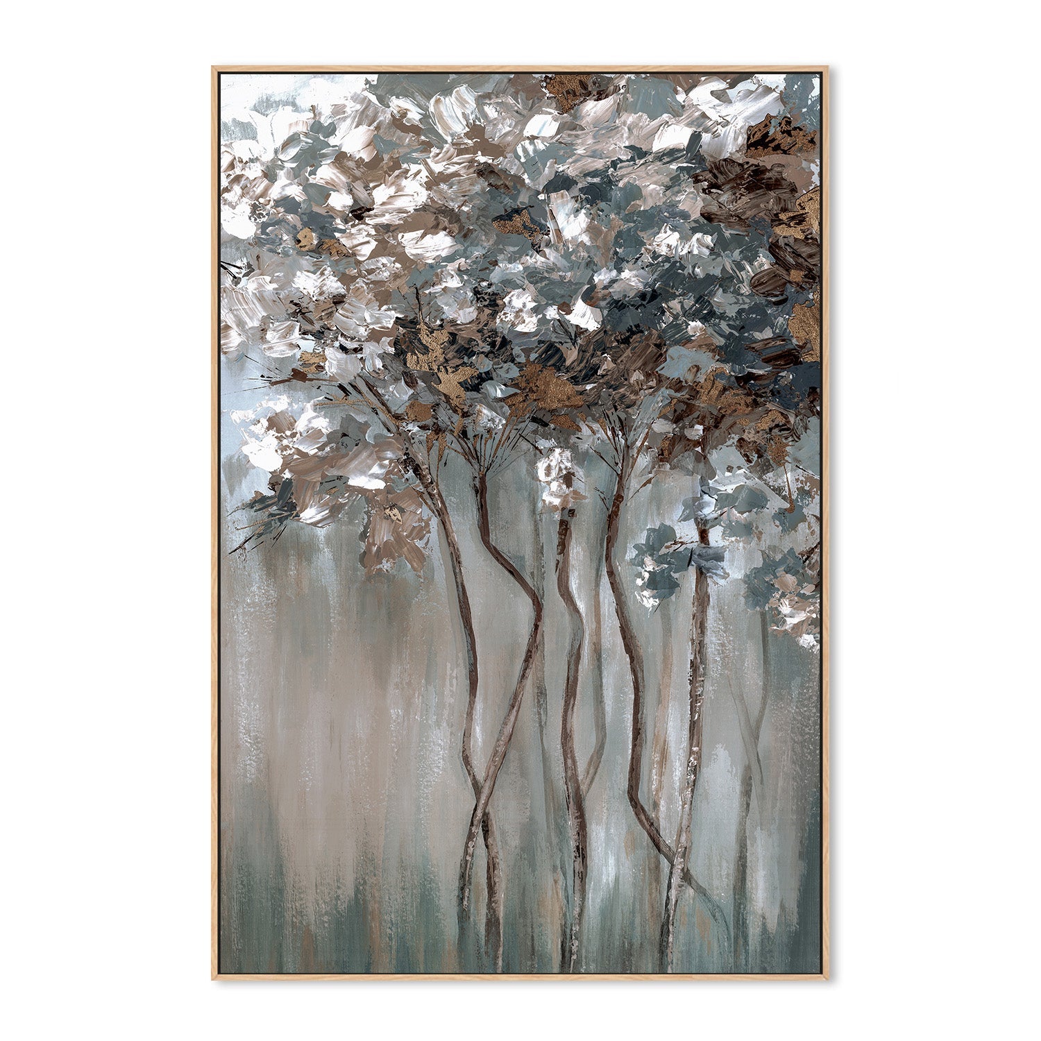 wall-art-print-canvas-poster-framed-Golden Brown Forest-4