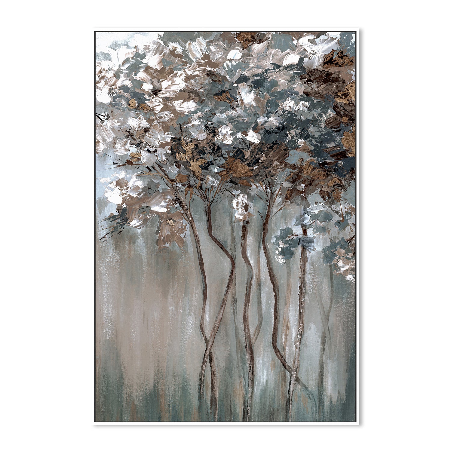 wall-art-print-canvas-poster-framed-Golden Brown Forest-5