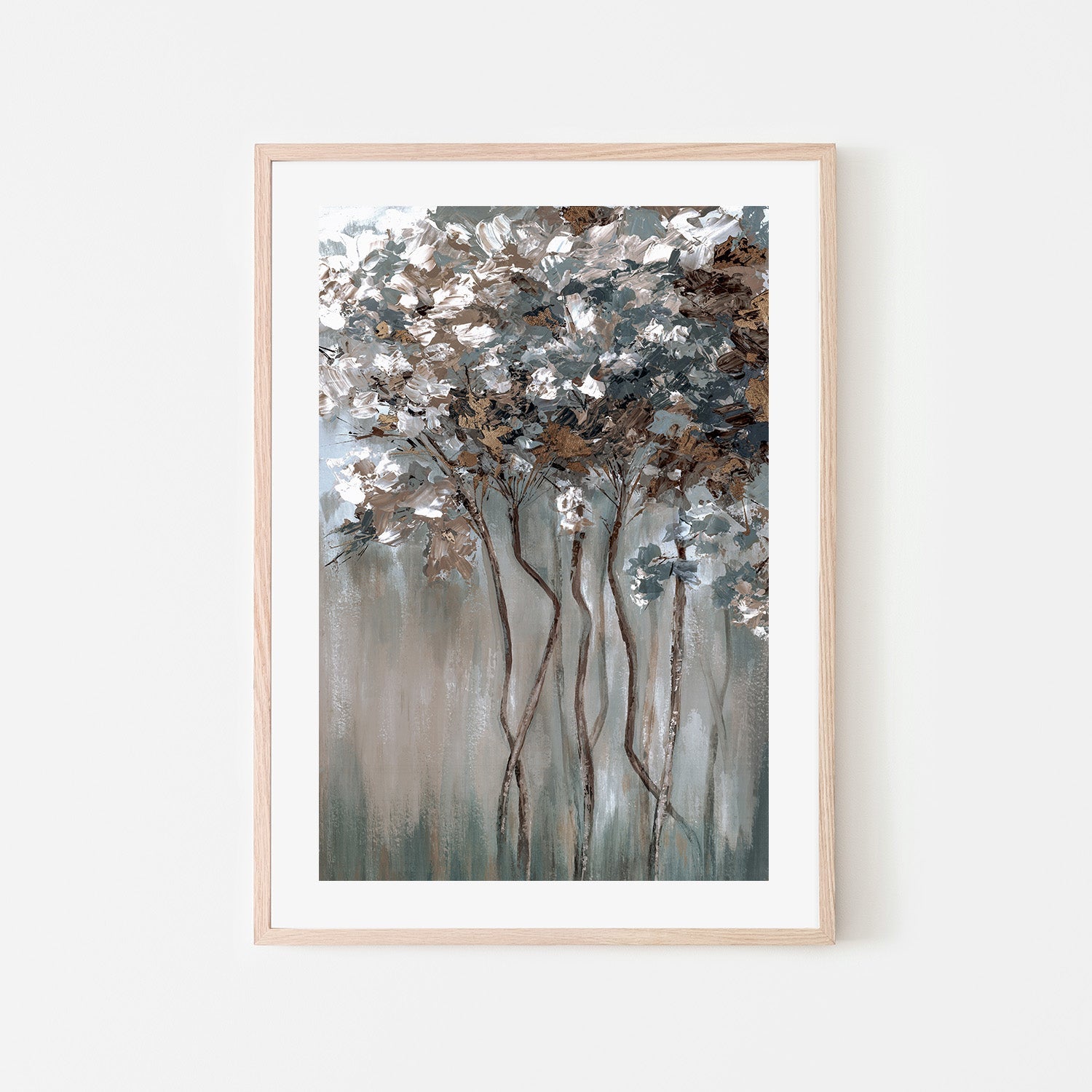 wall-art-print-canvas-poster-framed-Golden Brown Forest-6