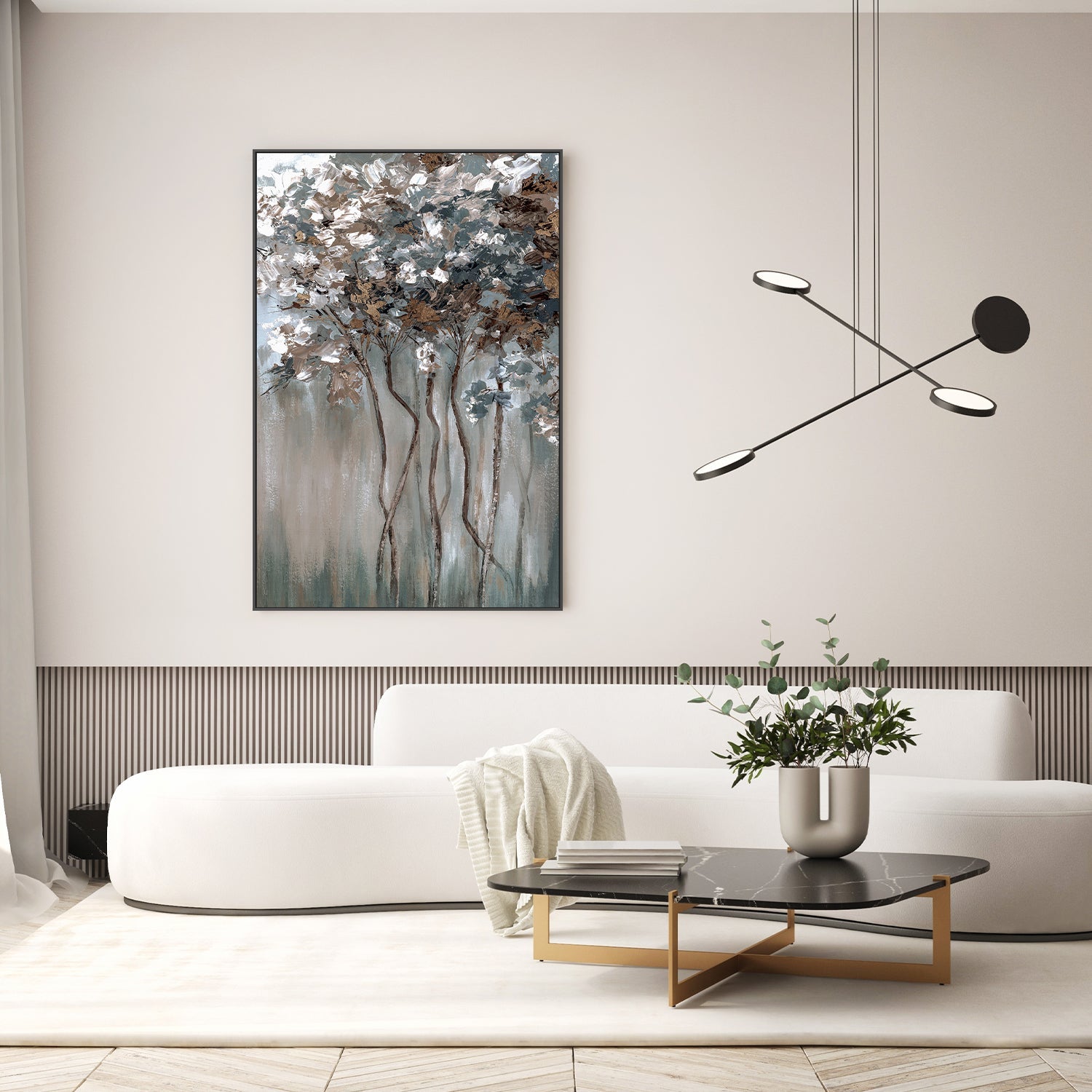 wall-art-print-canvas-poster-framed-Golden Brown Forest-7