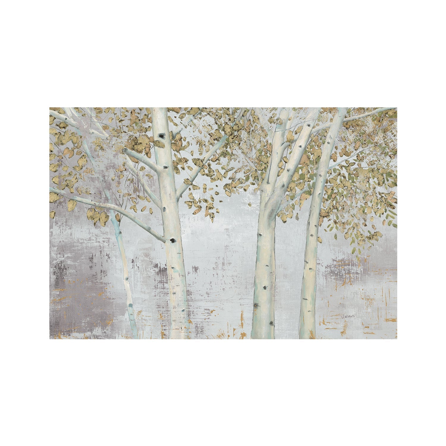 wall-art-print-canvas-poster-framed-Golden Forest Gray , By James Wiens-1