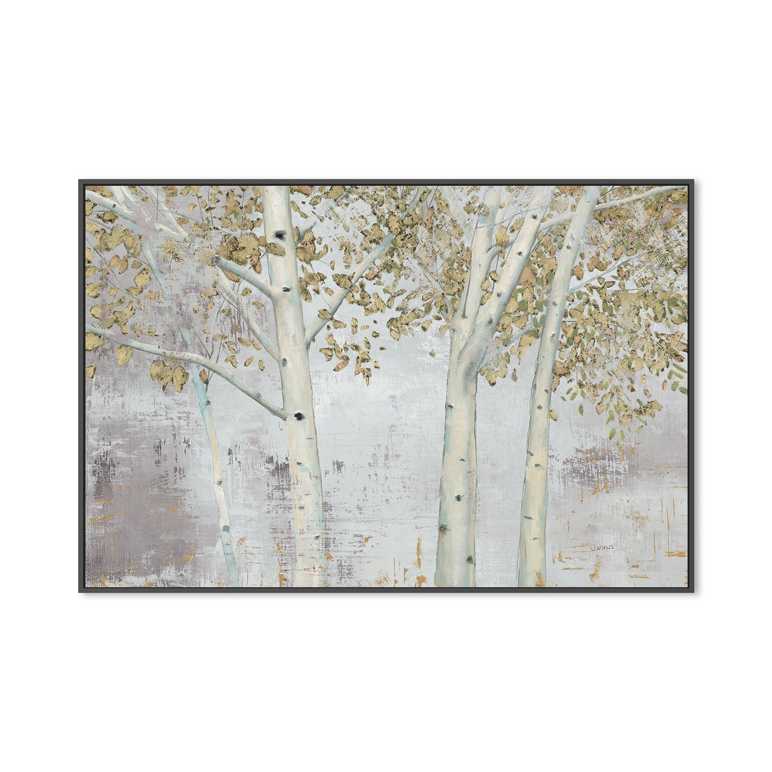 wall-art-print-canvas-poster-framed-Golden Forest Gray , By James Wiens-3