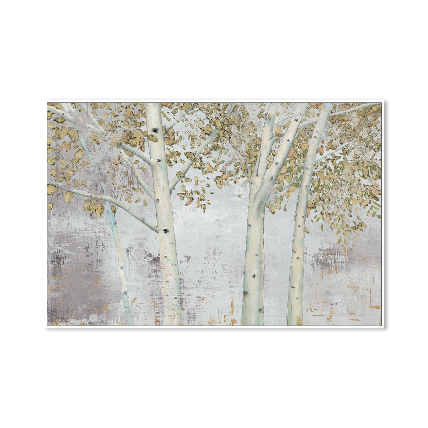 wall-art-print-canvas-poster-framed-Golden Forest Gray , By James Wiens-5