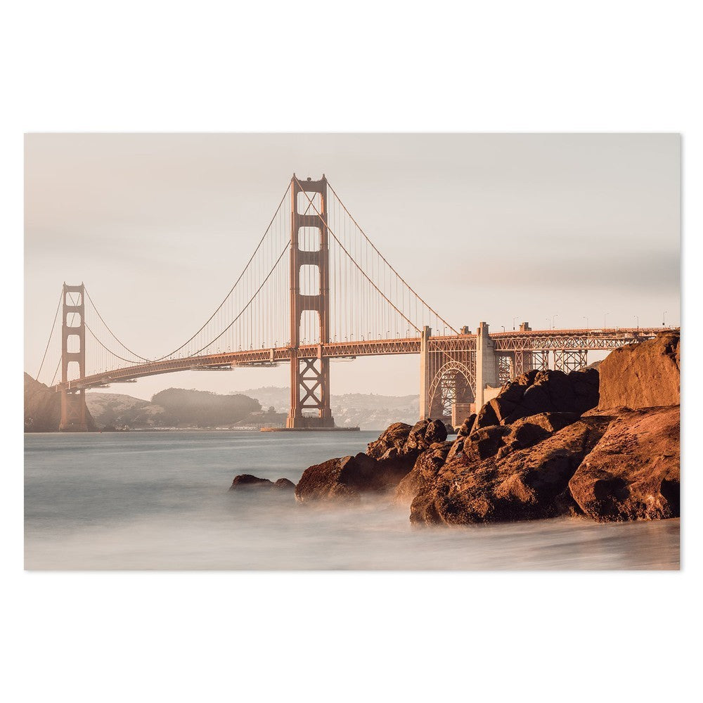 wall-art-print-canvas-poster-framed-Golden Gate Bridge, By Ron Langager-by-Plus X Studio-Gioia Wall Art