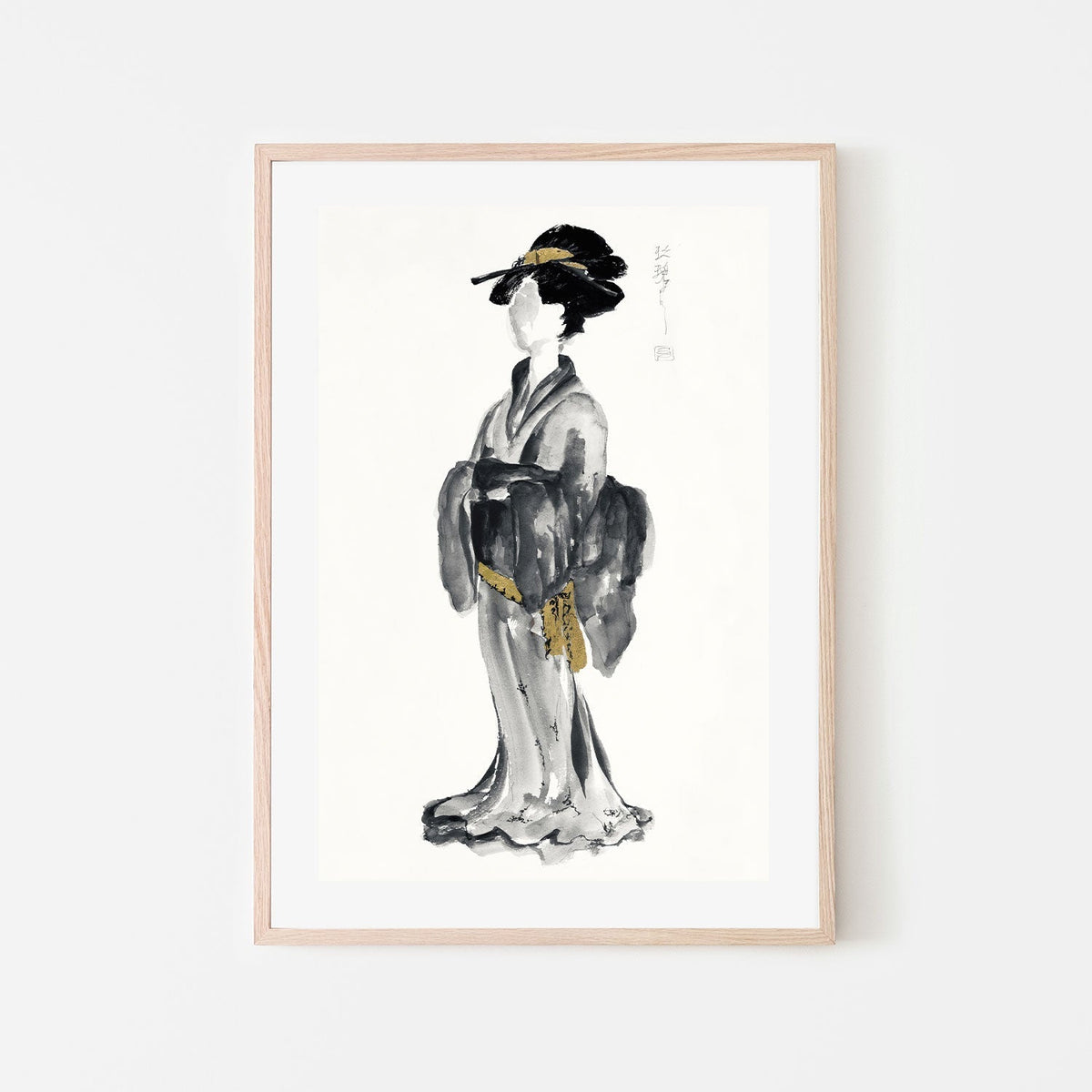 wall-art-print-canvas-poster-framed-Golden Geisha, Style A , By Chris Paschke-GIOIA-WALL-ART