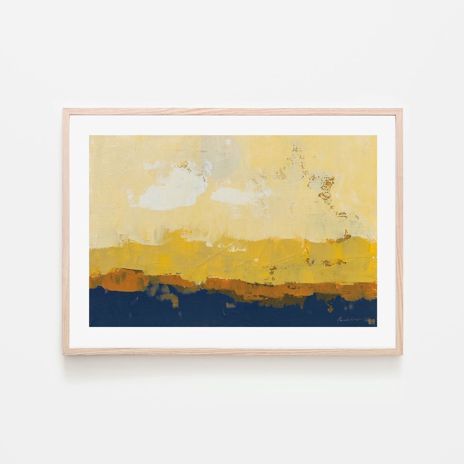 wall-art-print-canvas-poster-framed-Golden Hour Navy-by-Pamela Munger-Gioia Wall Art