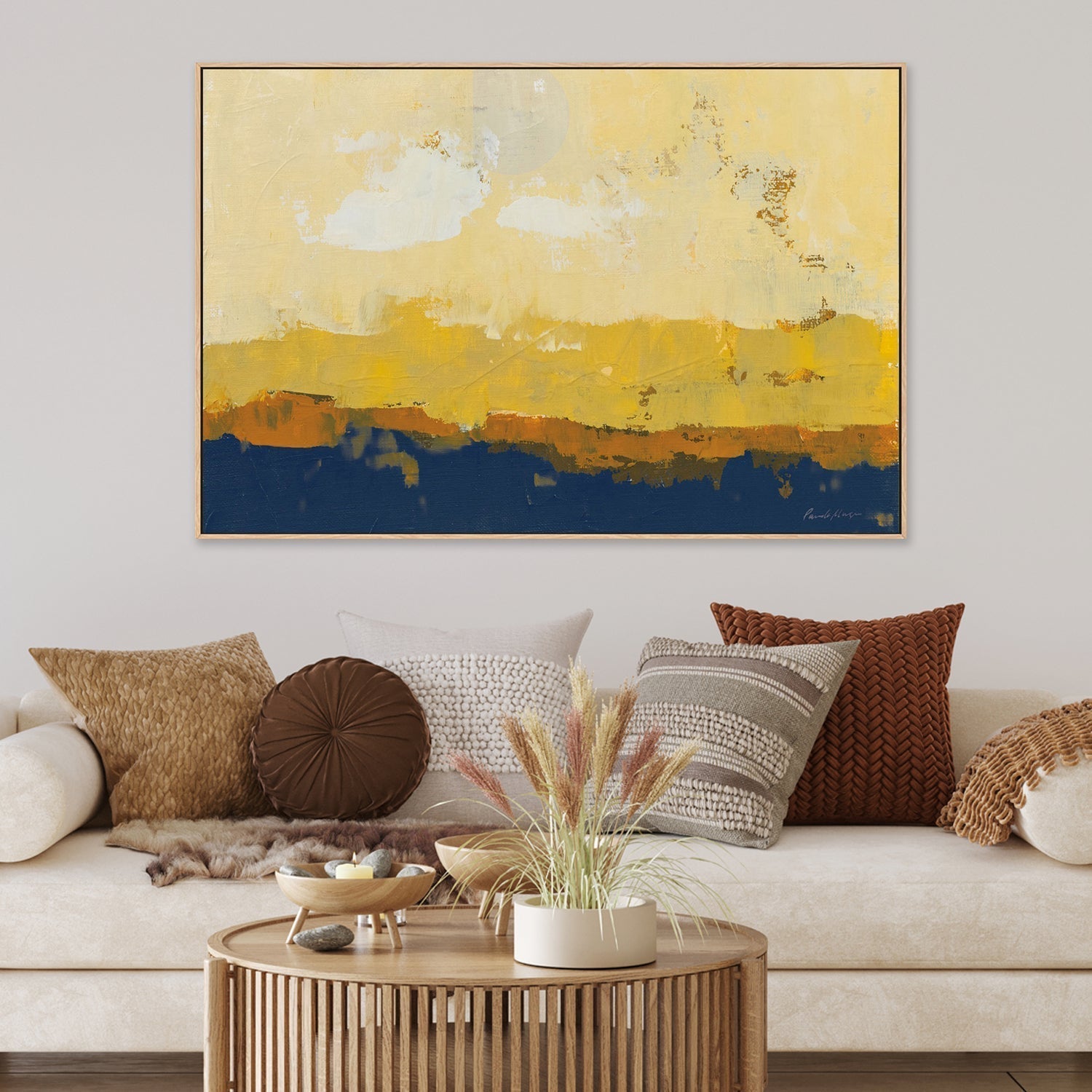wall-art-print-canvas-poster-framed-Golden Hour Navy-by-Pamela Munger-Gioia Wall Art