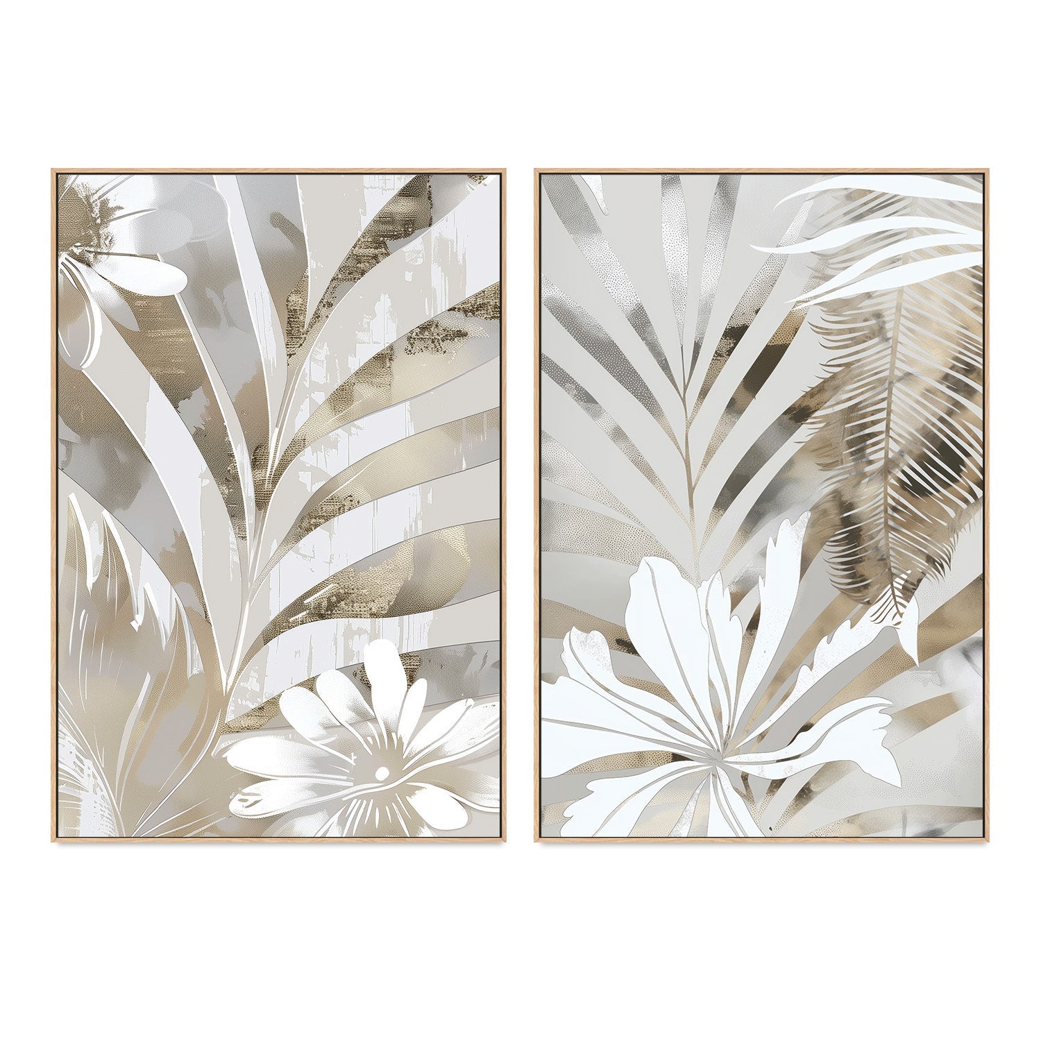 Pink Petal Veil, Style A & B, Set Of 2
