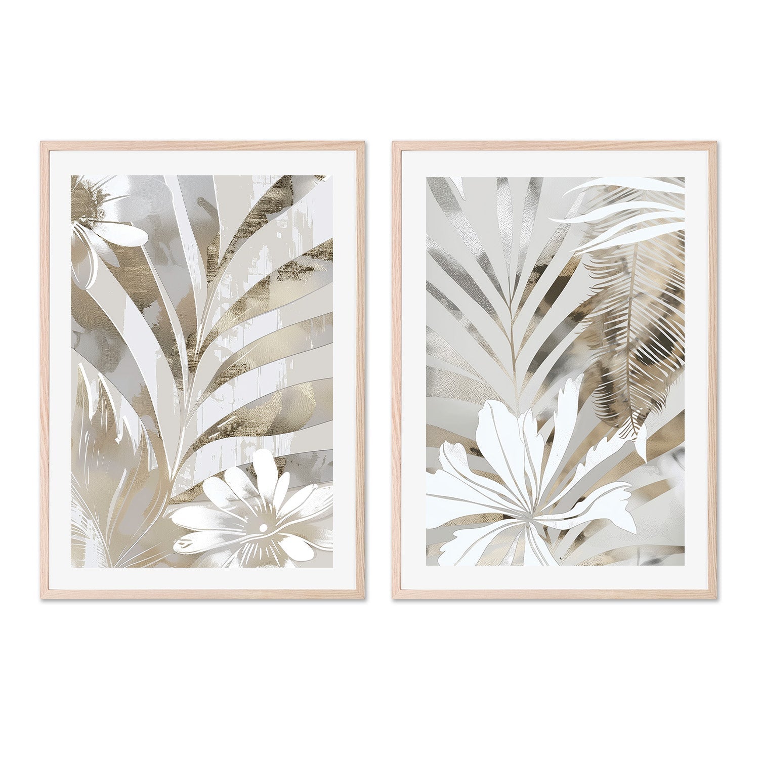 Pink Petal Veil, Style A & B, Set Of 2
