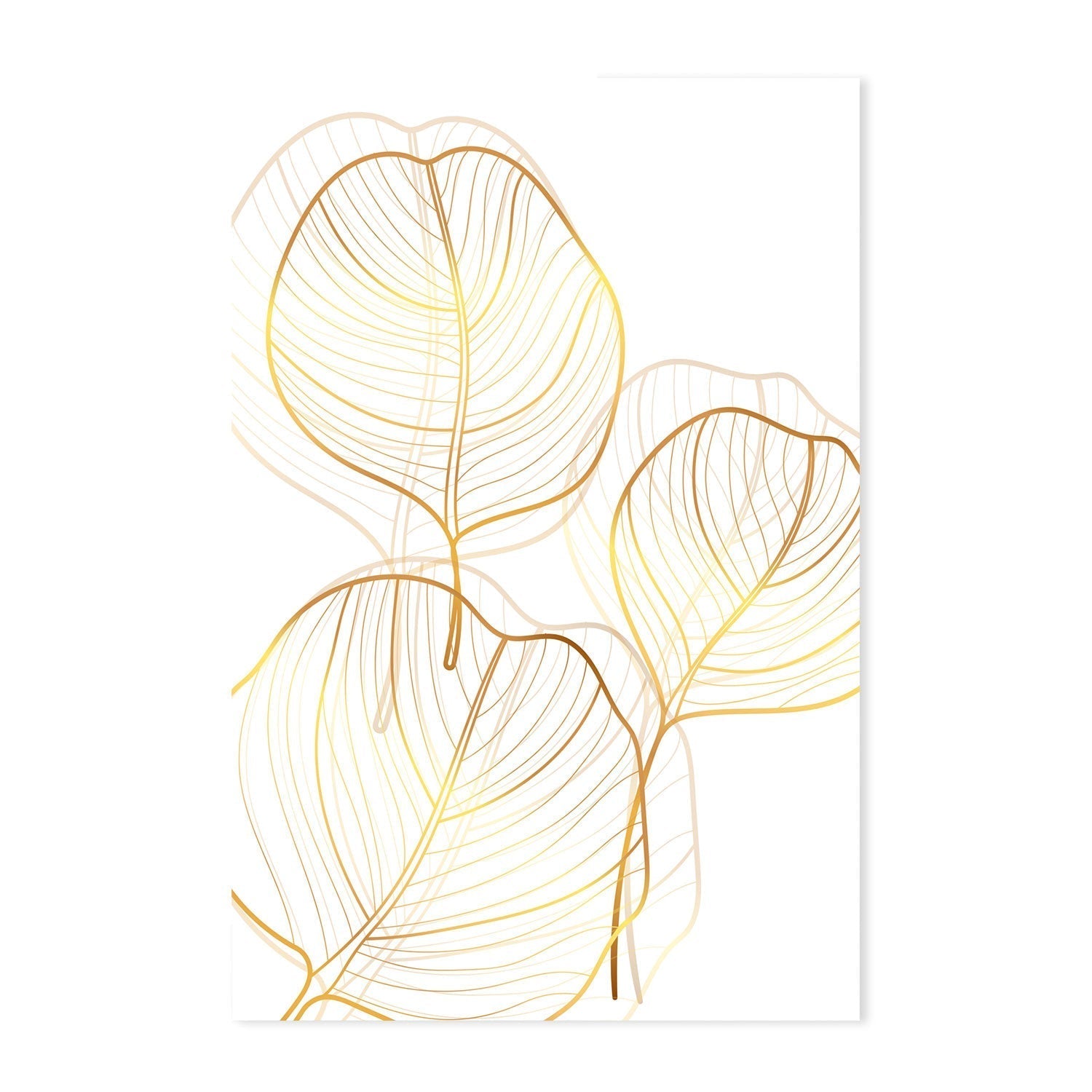 wall-art-print-canvas-poster-framed-Golden Silhouettes, Style C-GIOIA-WALL-ART