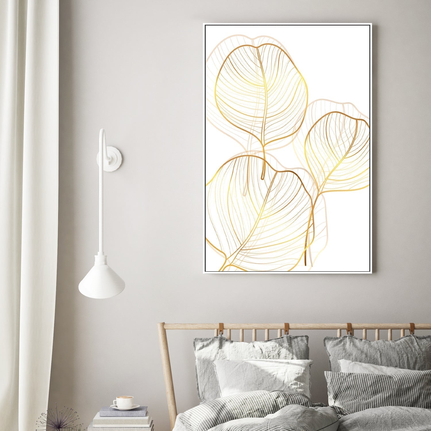 wall-art-print-canvas-poster-framed-Golden Silhouettes, Style C-GIOIA-WALL-ART