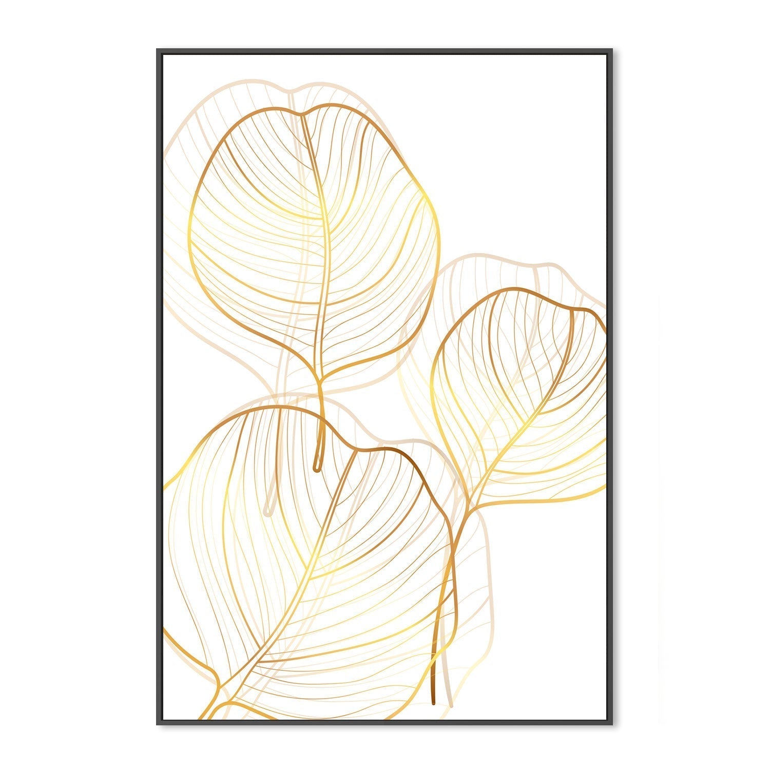 wall-art-print-canvas-poster-framed-Golden Silhouettes, Style C-GIOIA-WALL-ART