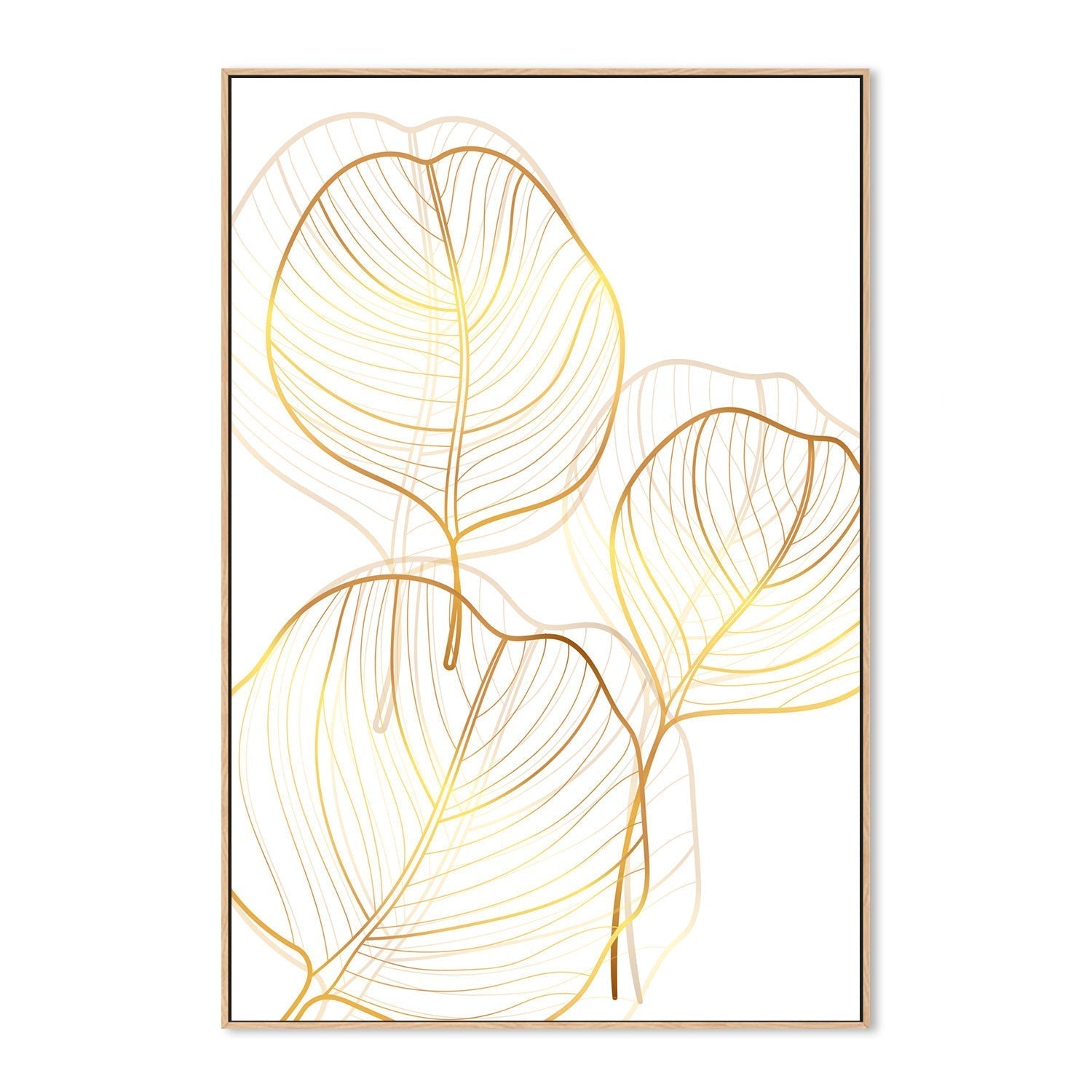 wall-art-print-canvas-poster-framed-Golden Silhouettes, Style C-GIOIA-WALL-ART