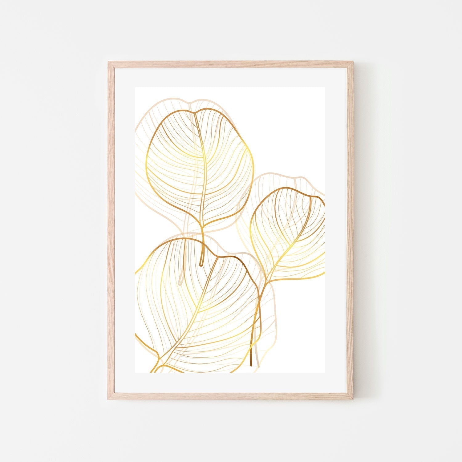 wall-art-print-canvas-poster-framed-Golden Silhouettes, Style C-GIOIA-WALL-ART