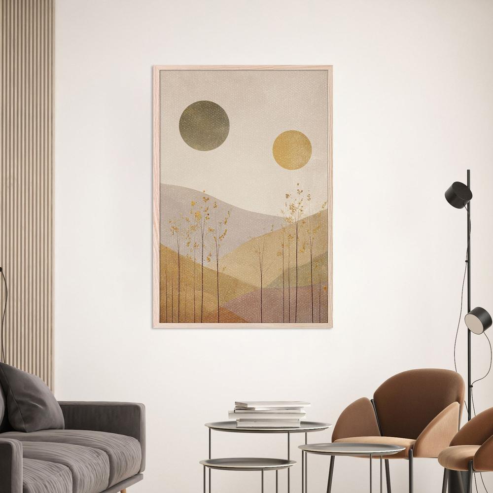 wall-art-print-canvas-poster-framed-Golden Suns Layered Landscape-7