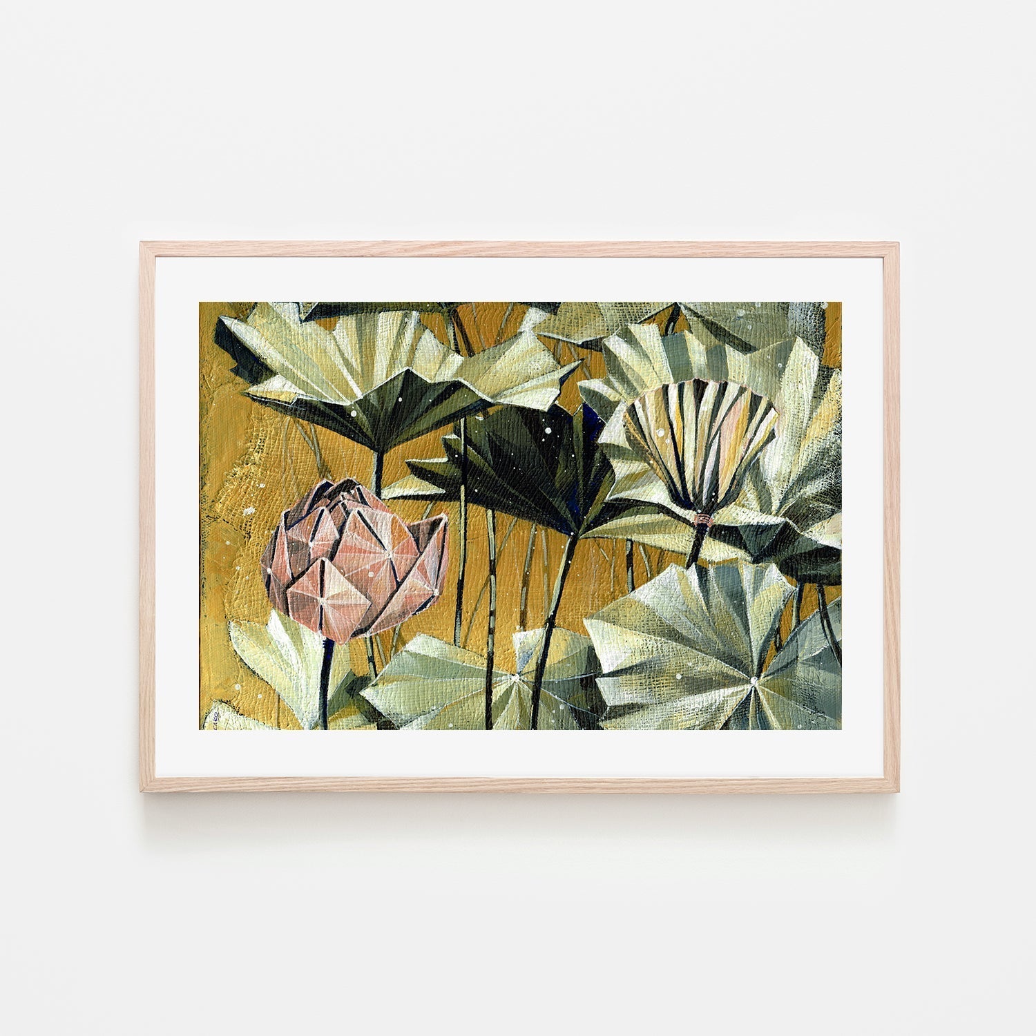 wall-art-print-canvas-poster-framed-Golden Swamp , By Olena Kosenko-6