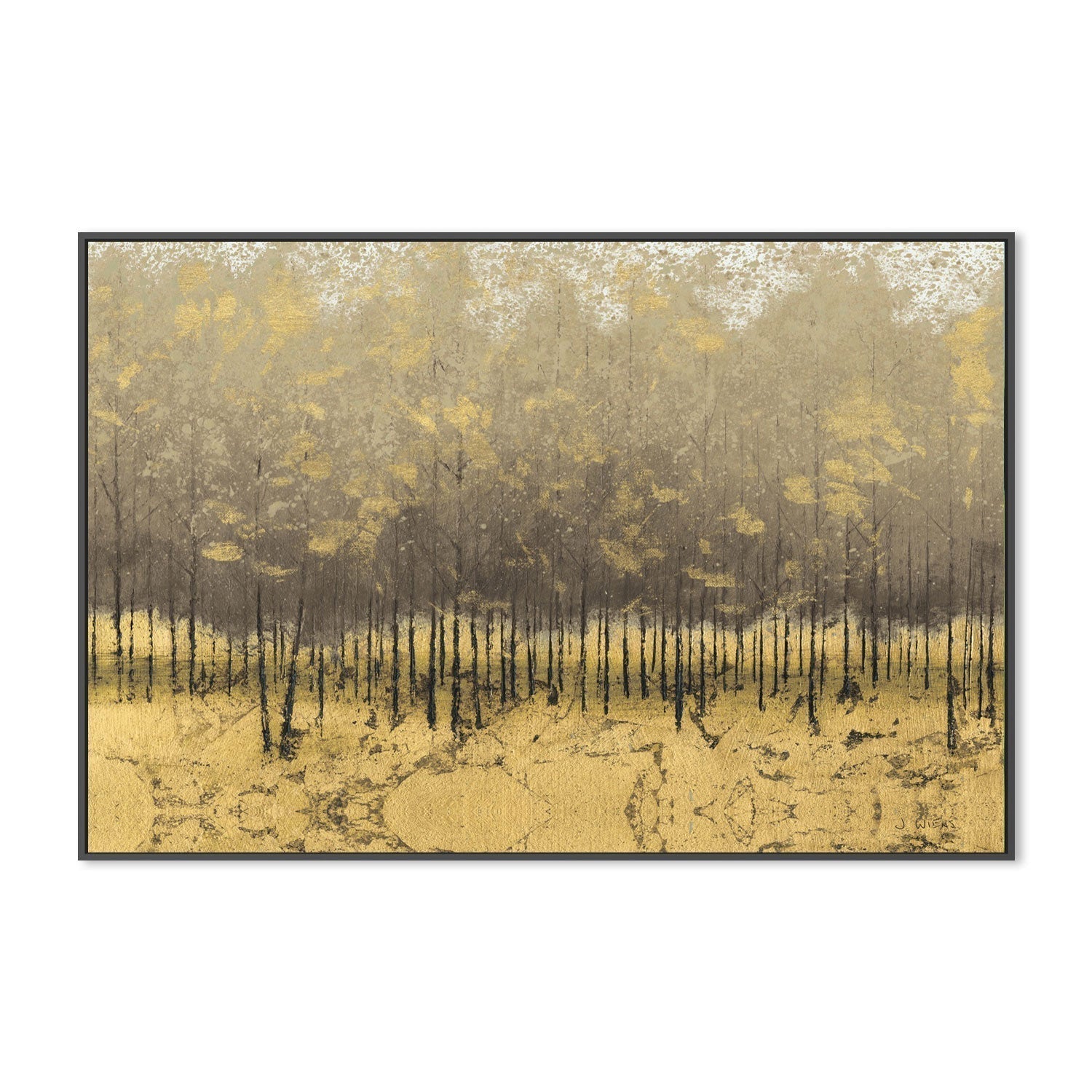 wall-art-print-canvas-poster-framed-Golden Trees, Style A-by-James Wiens-Gioia Wall Art