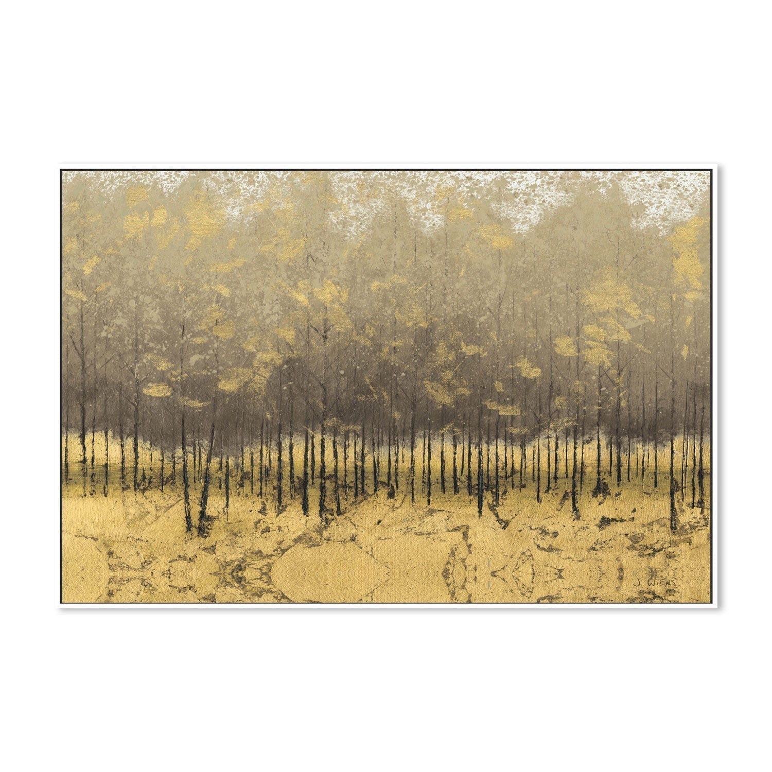 wall-art-print-canvas-poster-framed-Golden Trees, Style A-by-James Wiens-Gioia Wall Art
