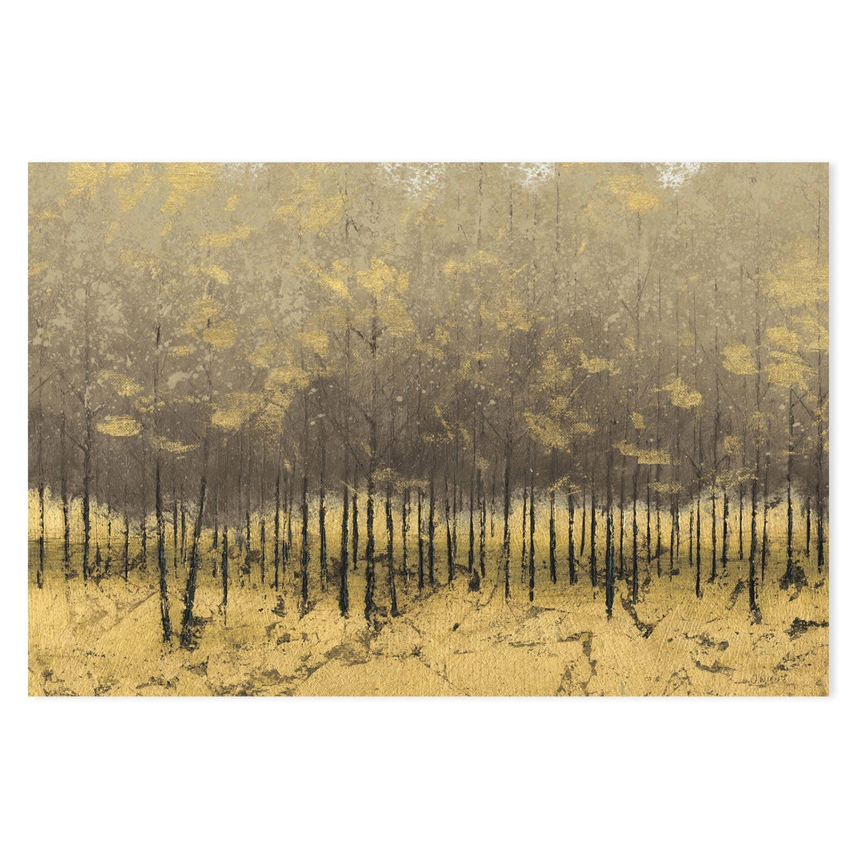 wall-art-print-canvas-poster-framed-Golden Trees, Style B-by-James Wiens-Gioia Wall Art