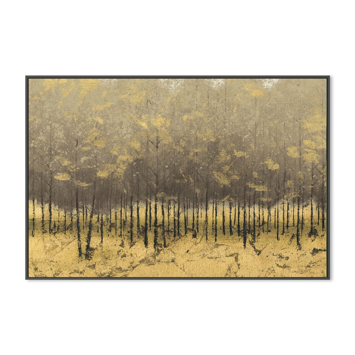 wall-art-print-canvas-poster-framed-Golden Trees, Style B-by-James Wiens-Gioia Wall Art