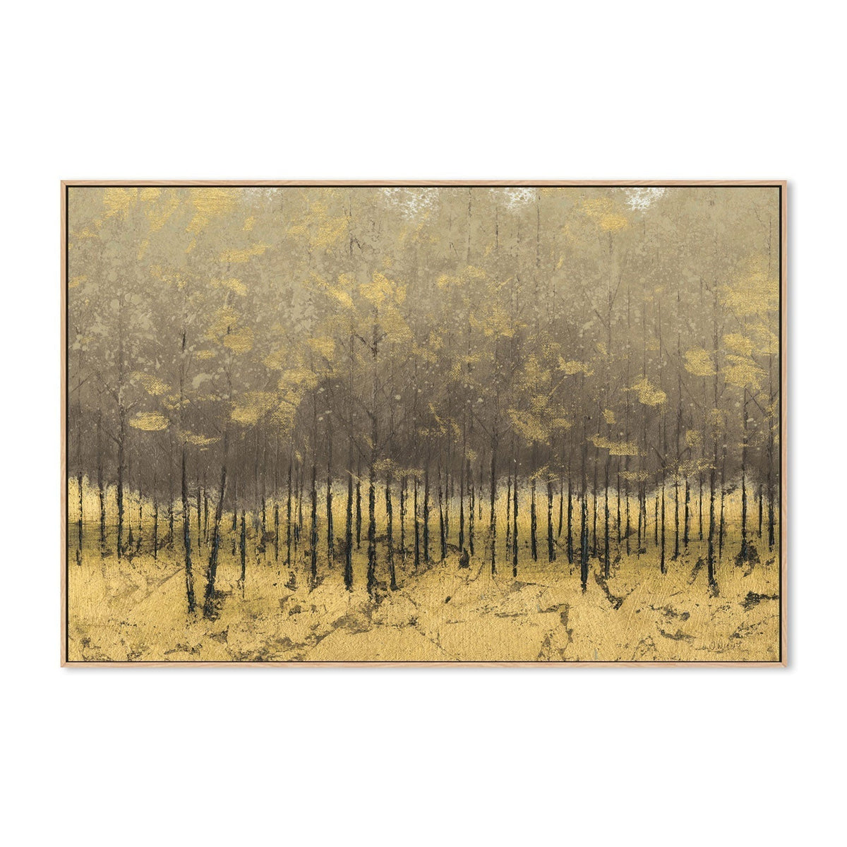 wall-art-print-canvas-poster-framed-Golden Trees, Style B-by-James Wiens-Gioia Wall Art