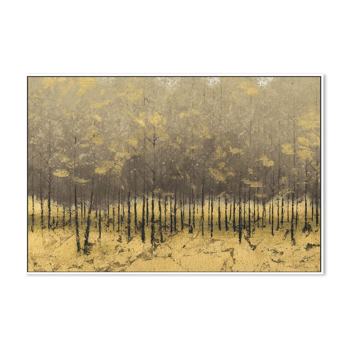 wall-art-print-canvas-poster-framed-Golden Trees, Style B-by-James Wiens-Gioia Wall Art