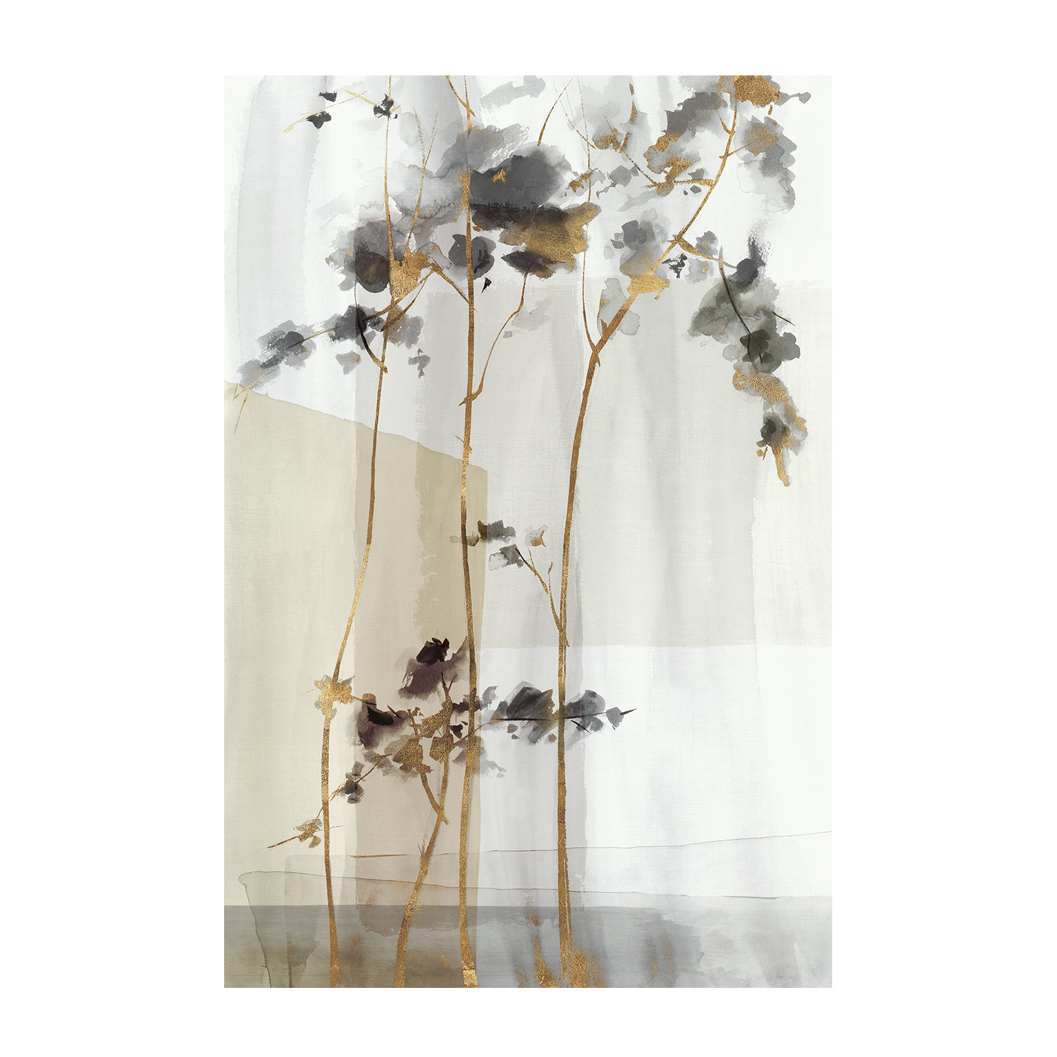 wall-art-print-canvas-poster-framed-Golden Zen , By Eva Watts-1