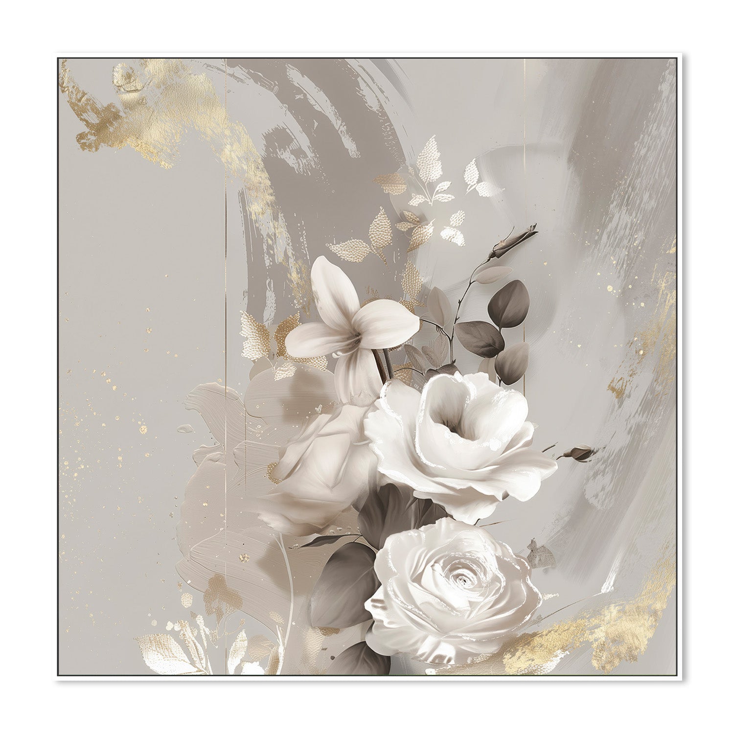 wall-art-print-canvas-poster-framed-Goldleaf Bloom, Style B , By Bella Eve-5