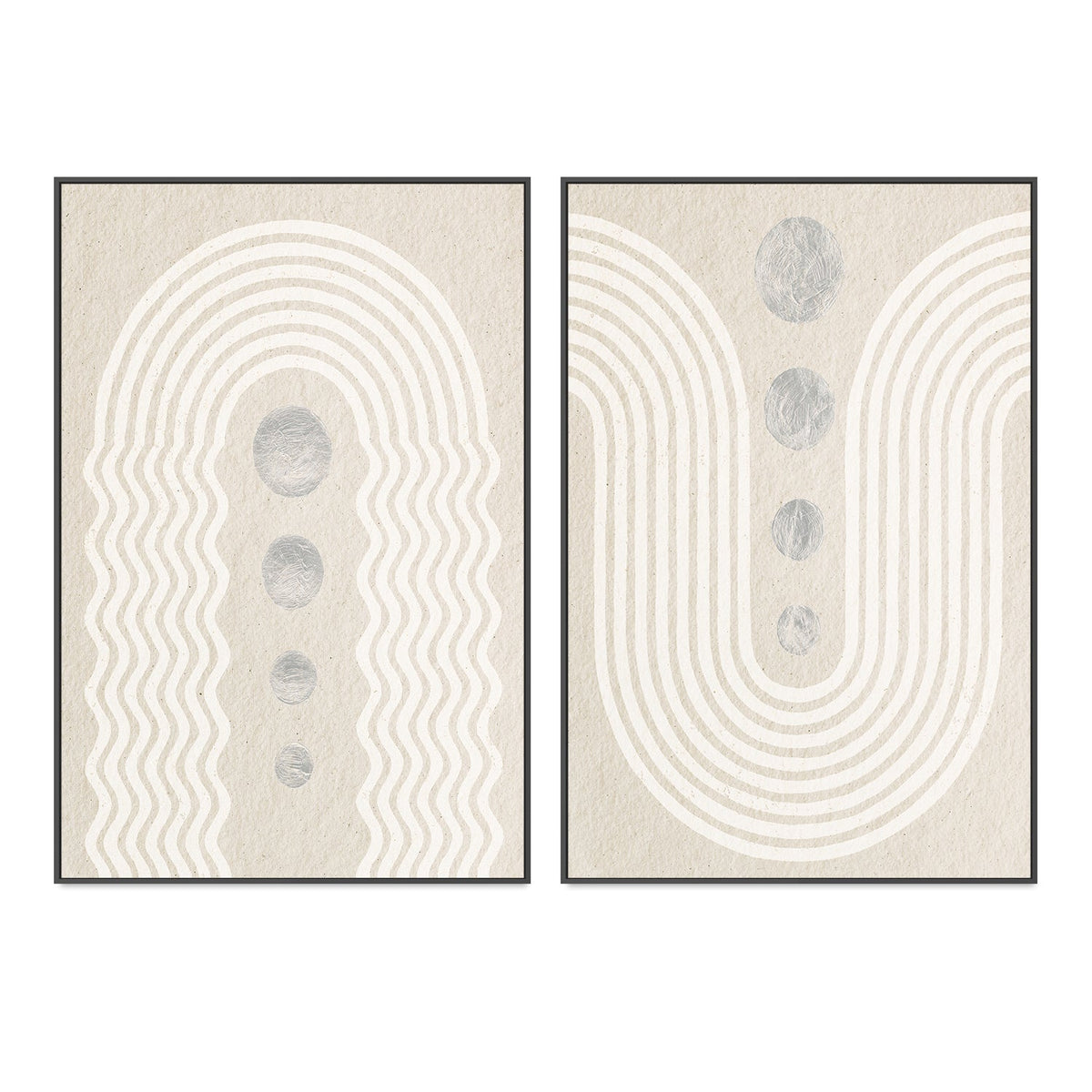 wall-art-print-canvas-poster-framed-Good Vibrations, Style A & B, Set Of 2 , By Moira Hershey-GIOIA-WALL-ART