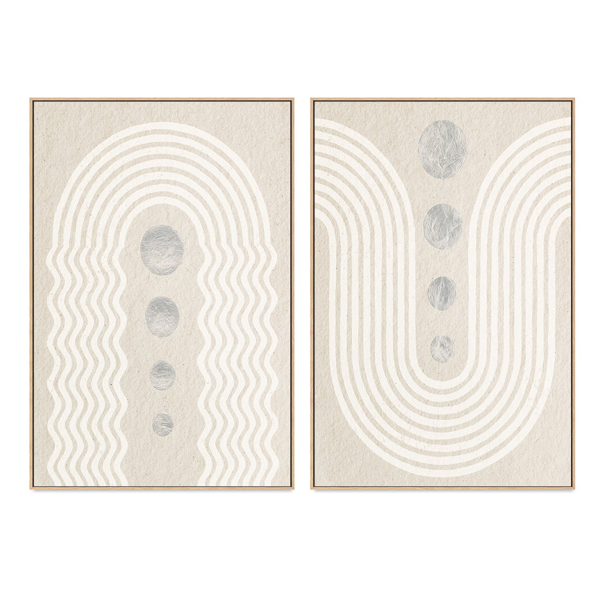wall-art-print-canvas-poster-framed-Good Vibrations, Style A & B, Set Of 2 , By Moira Hershey-GIOIA-WALL-ART