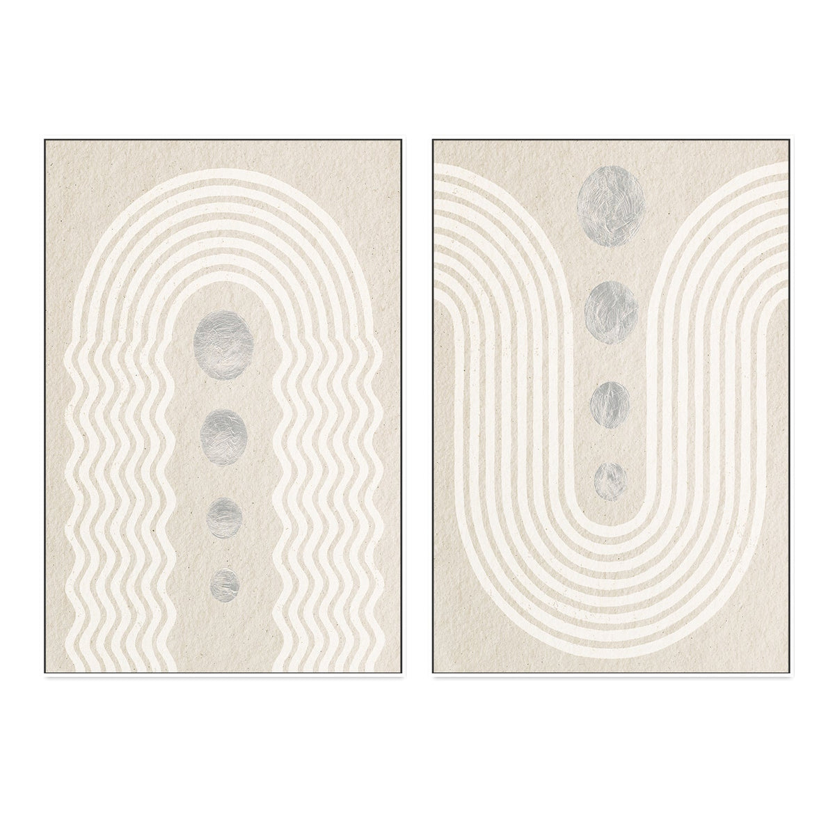 wall-art-print-canvas-poster-framed-Good Vibrations, Style A & B, Set Of 2 , By Moira Hershey-GIOIA-WALL-ART
