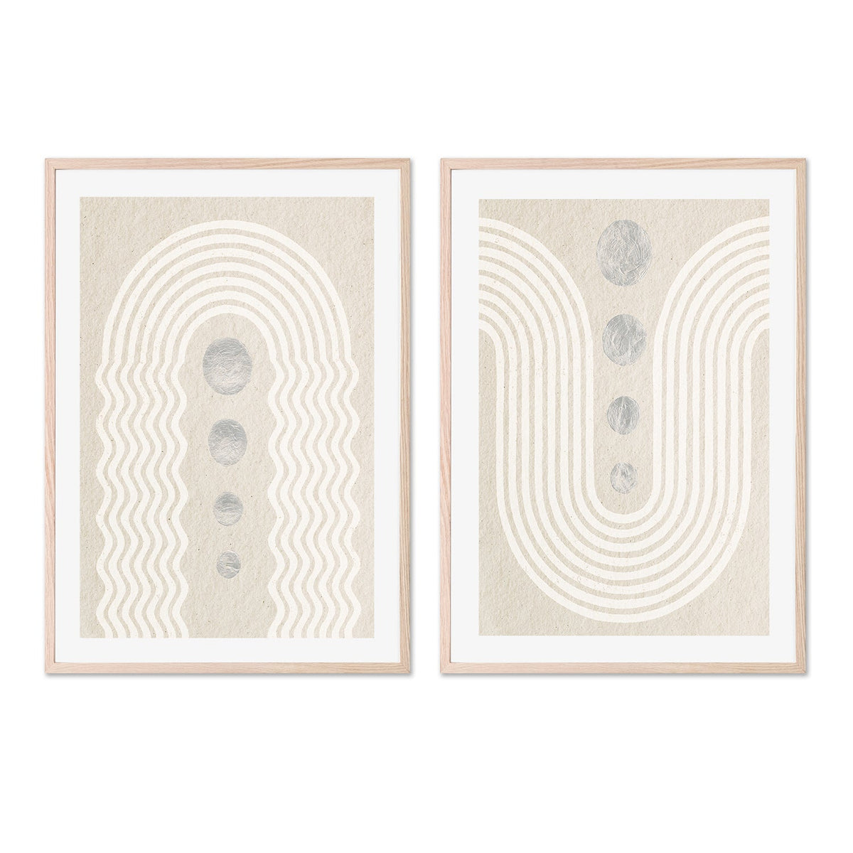 wall-art-print-canvas-poster-framed-Good Vibrations, Style A & B, Set Of 2 , By Moira Hershey-GIOIA-WALL-ART