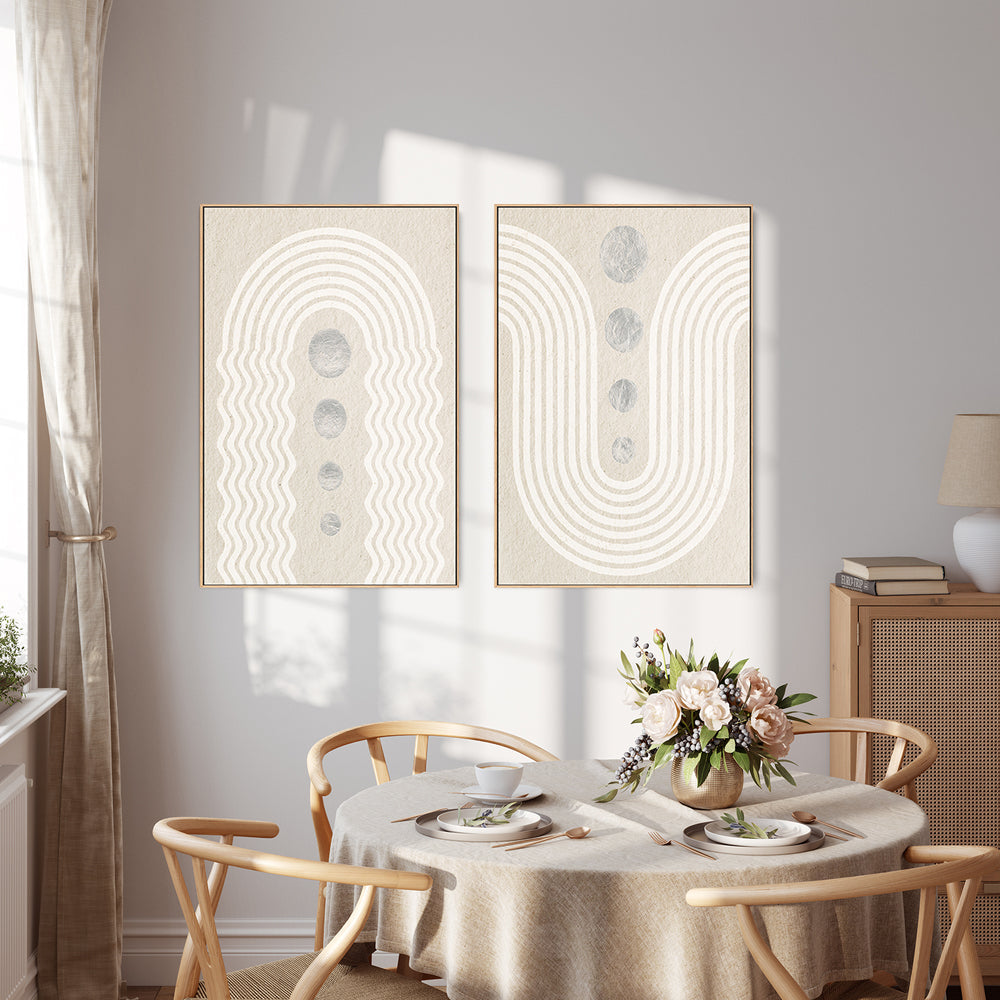 wall-art-print-canvas-poster-framed-Good Vibrations, Style A & B, Set Of 2 , By Moira Hershey-GIOIA-WALL-ART