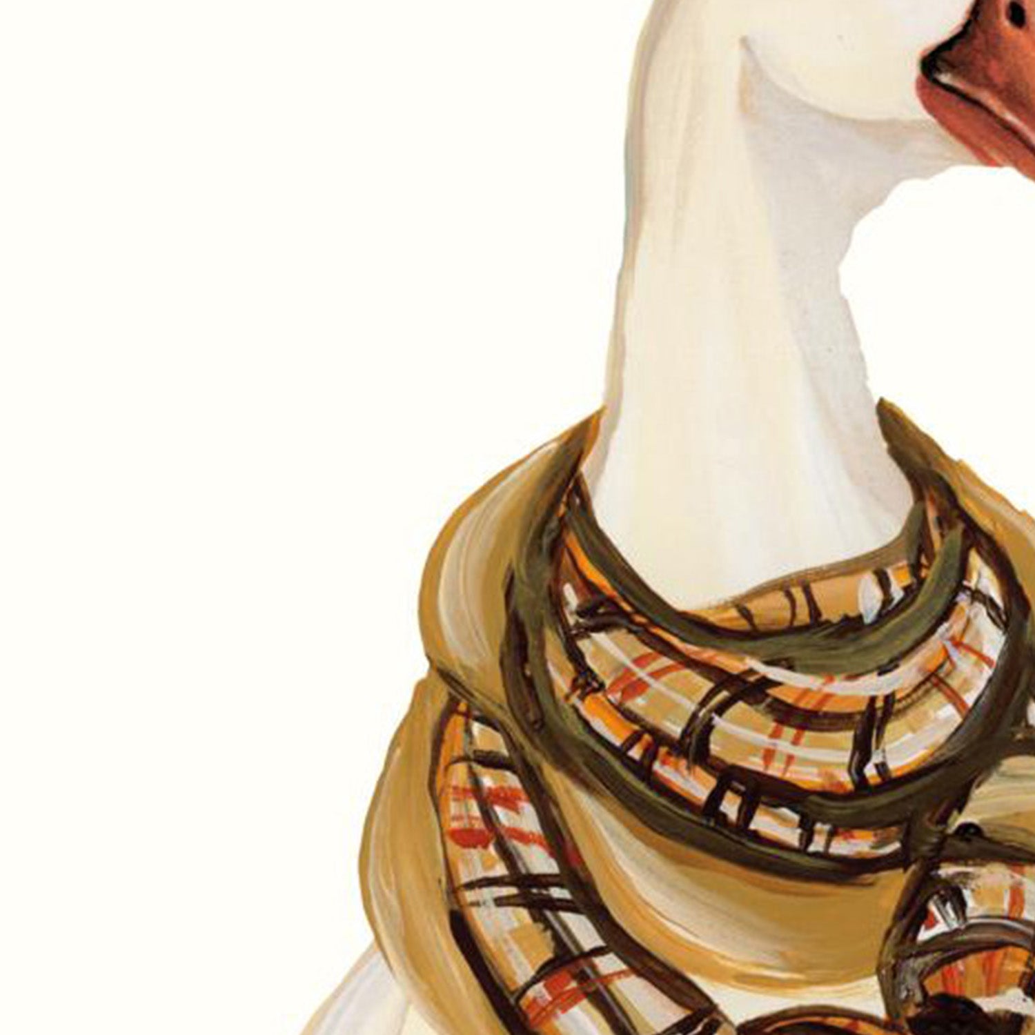 wall-art-print-canvas-poster-framed-Goose with Scarf-10