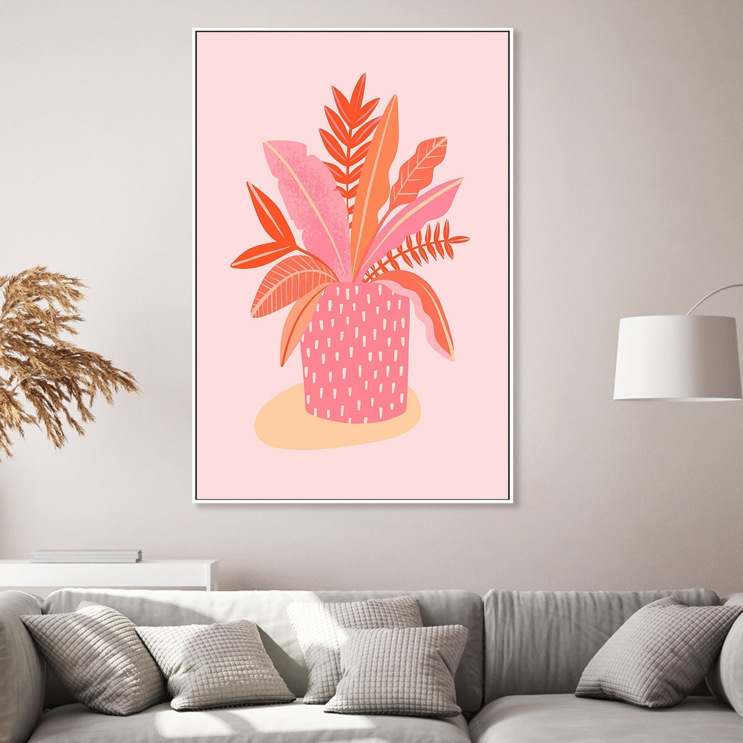 wall-art-print-canvas-poster-framed-Gorgeous Pink , By Melissa Donne-2
