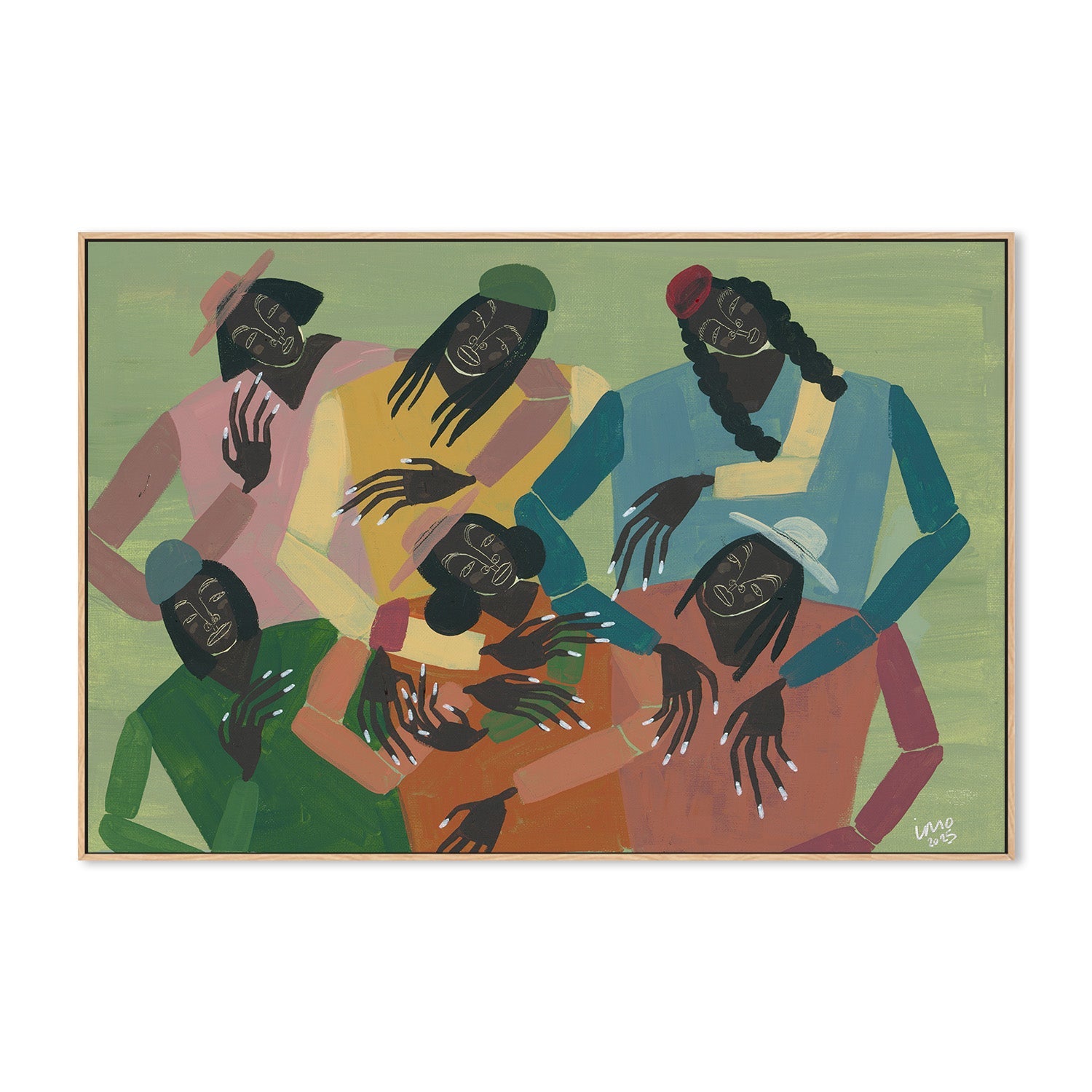 wall-art-print-canvas-poster-framed-Gossip-4