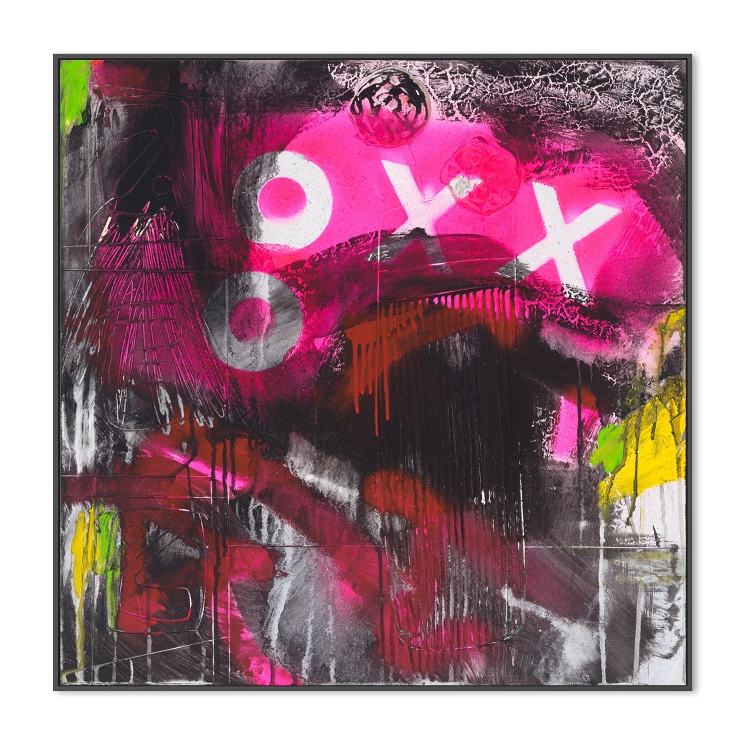 wall-art-print-canvas-poster-framed-Graffiti Love , By Belinda Stone-GIOIA-WALL-ART
