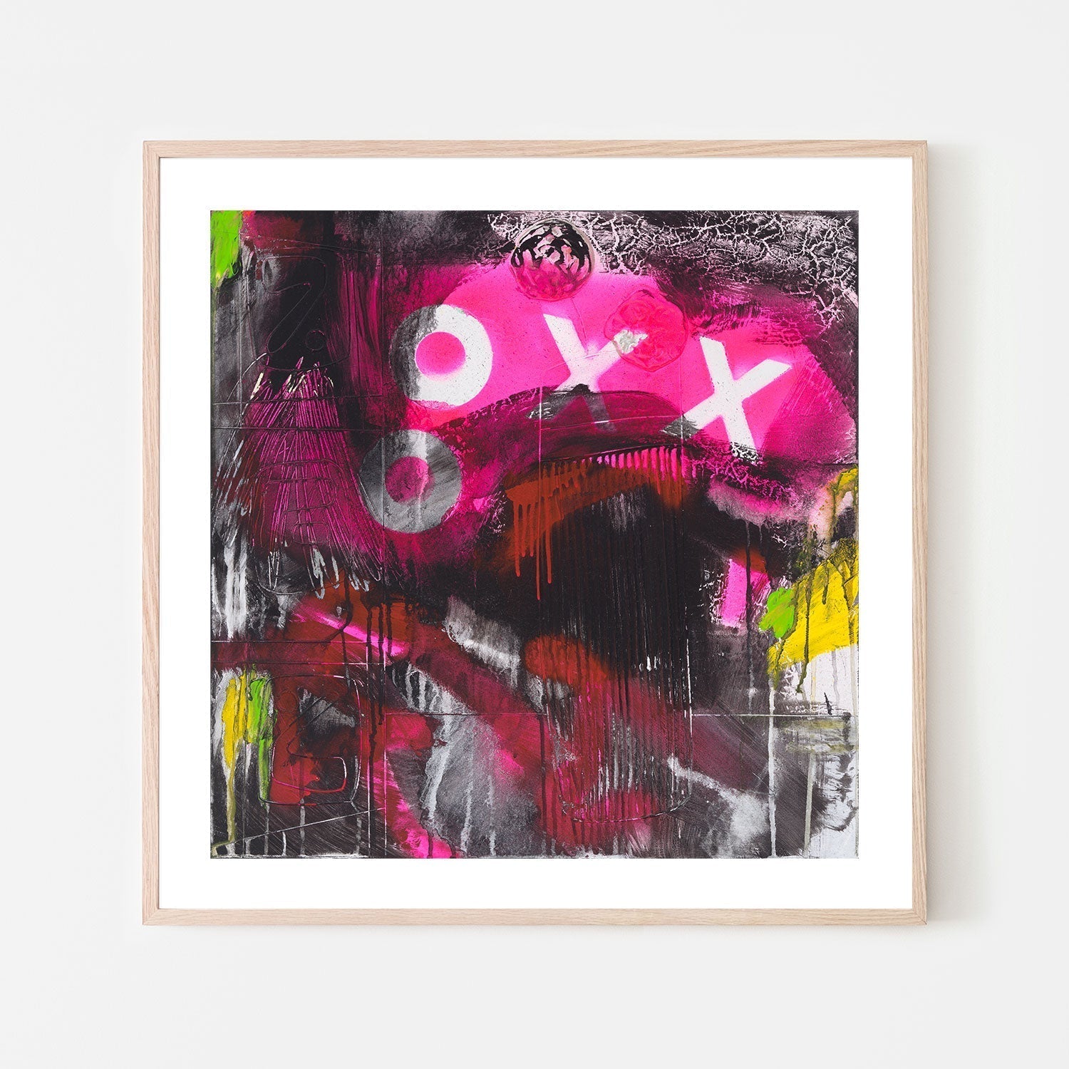 wall-art-print-canvas-poster-framed-Graffiti Love , By Belinda Stone-GIOIA-WALL-ART