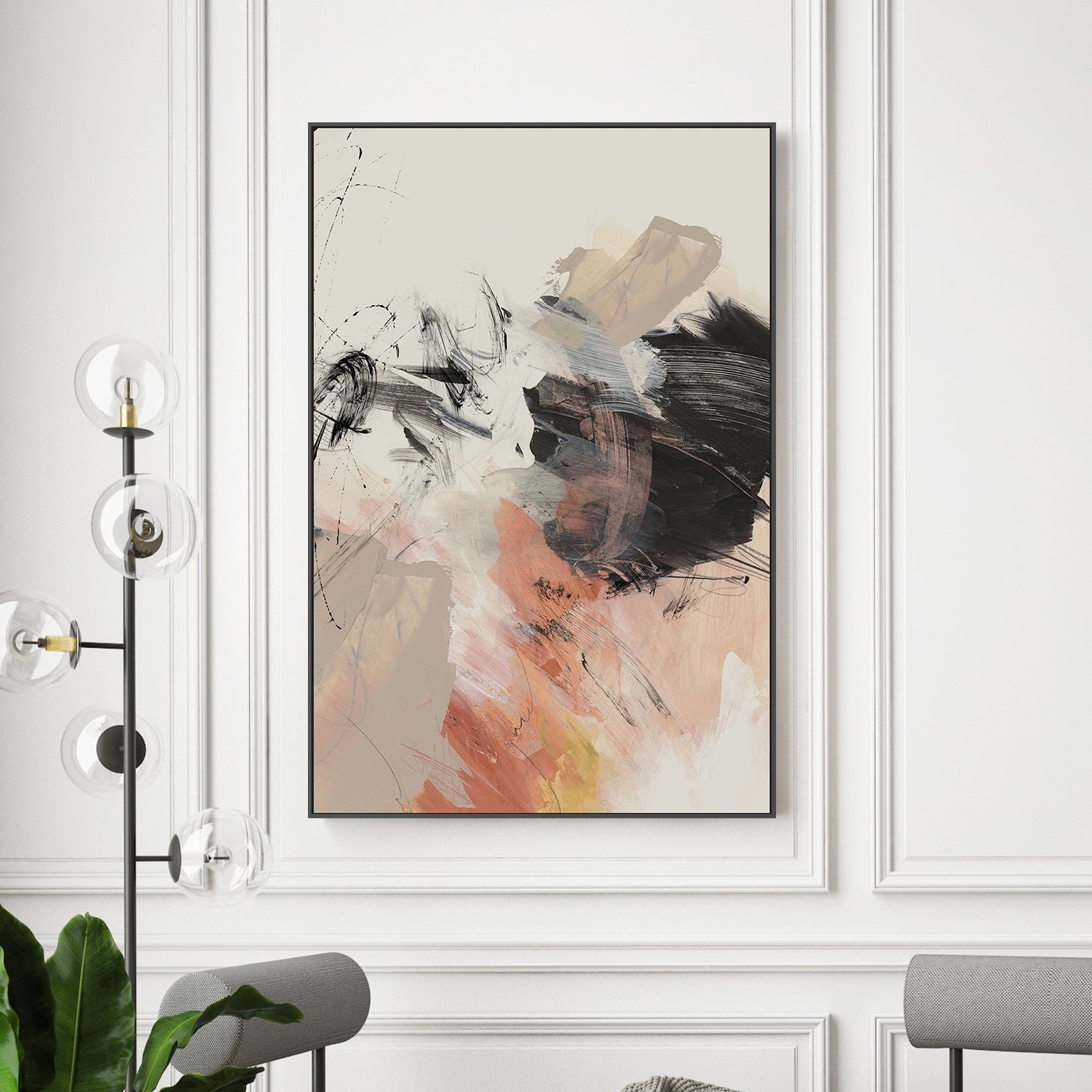 wall-art-print-canvas-poster-framed-Grapefruit, Style B-2
