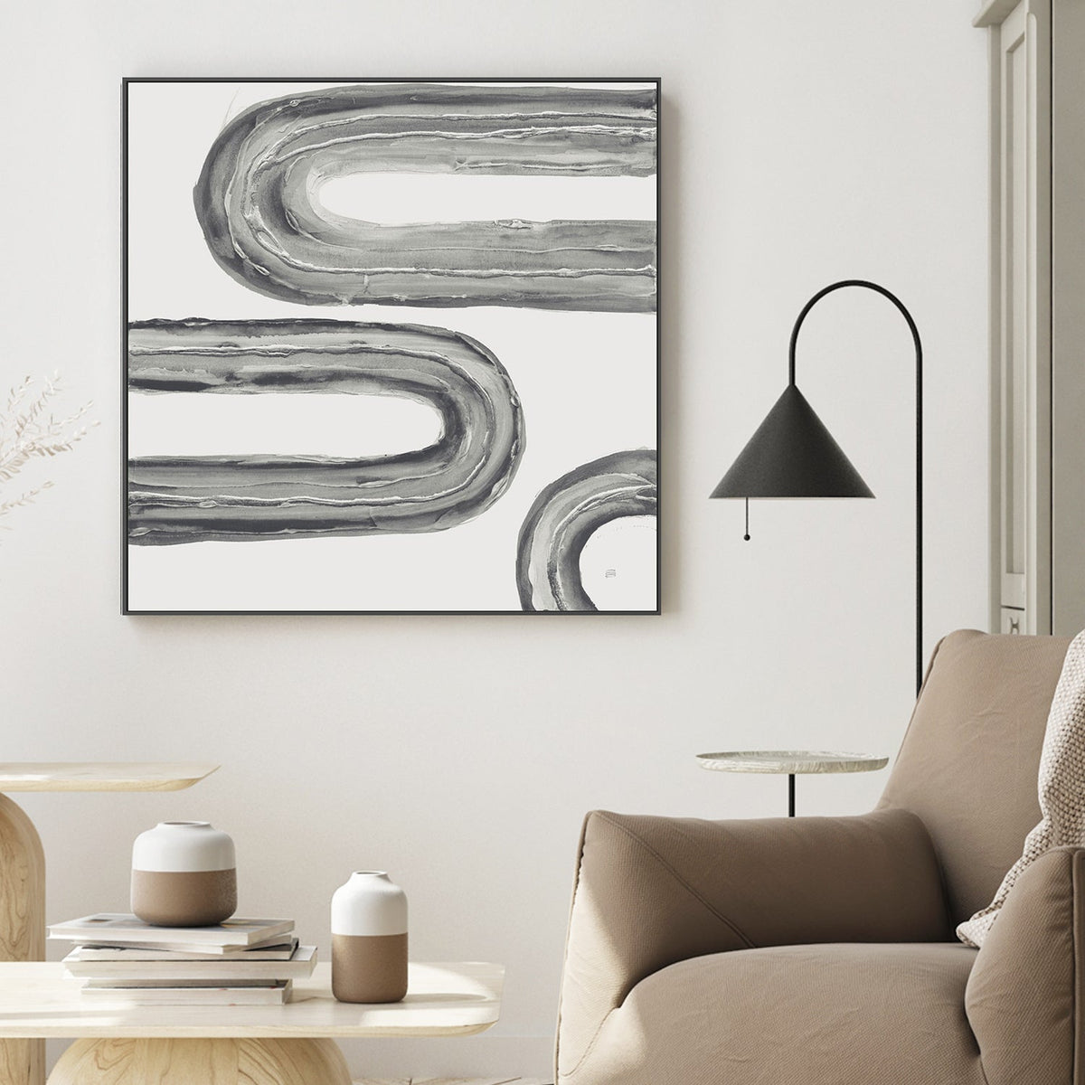 wall-art-print-canvas-poster-framed-Gray Rainbow, Style B-by-Chris Paschke-Gioia Wall Art