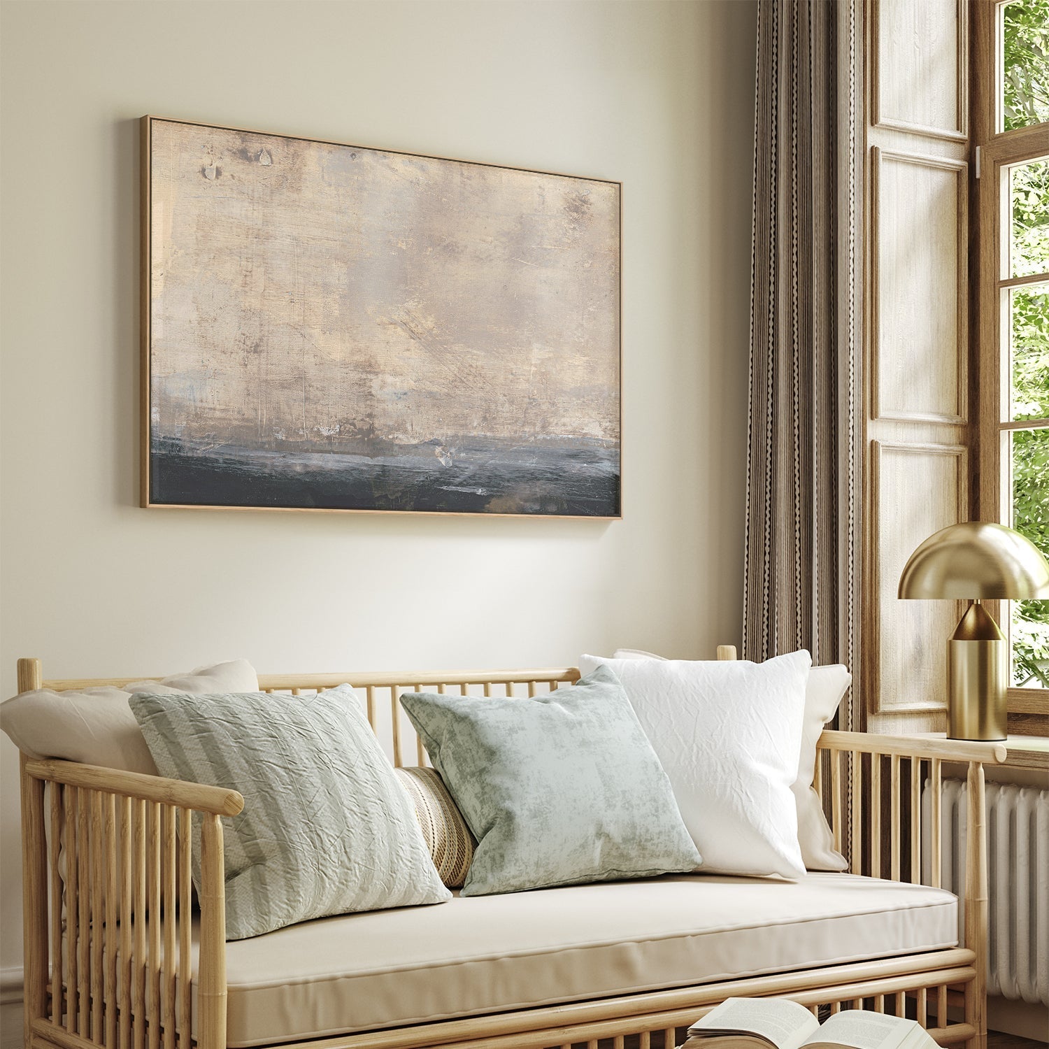 wall-art-print-canvas-poster-framed-Gray Sky Abstract, Style A , By Aubrey-7