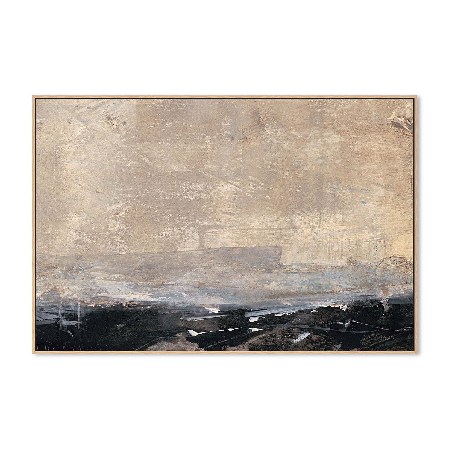 wall-art-print-canvas-poster-framed-Gray Sky Abstract, Style B , By Aubrey-4