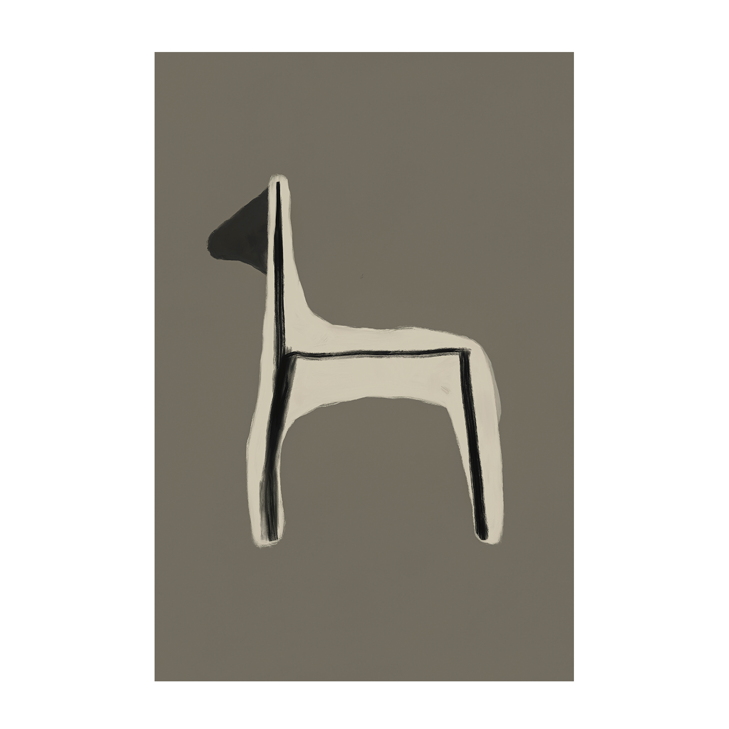 wall-art-print-canvas-poster-framed-Grazing , By Rohan Sharma-1