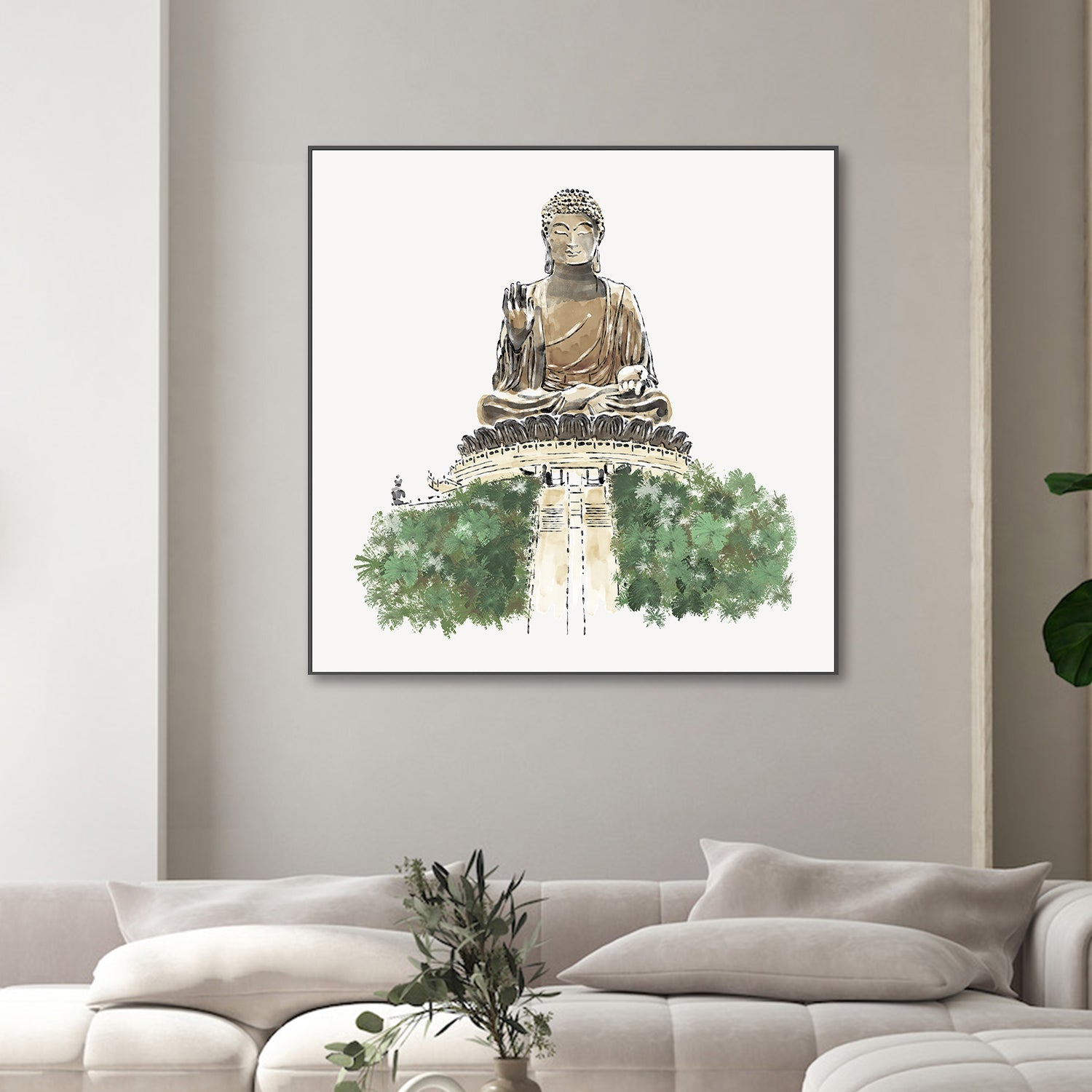 wall-art-print-canvas-poster-framed-Great Buddha-2