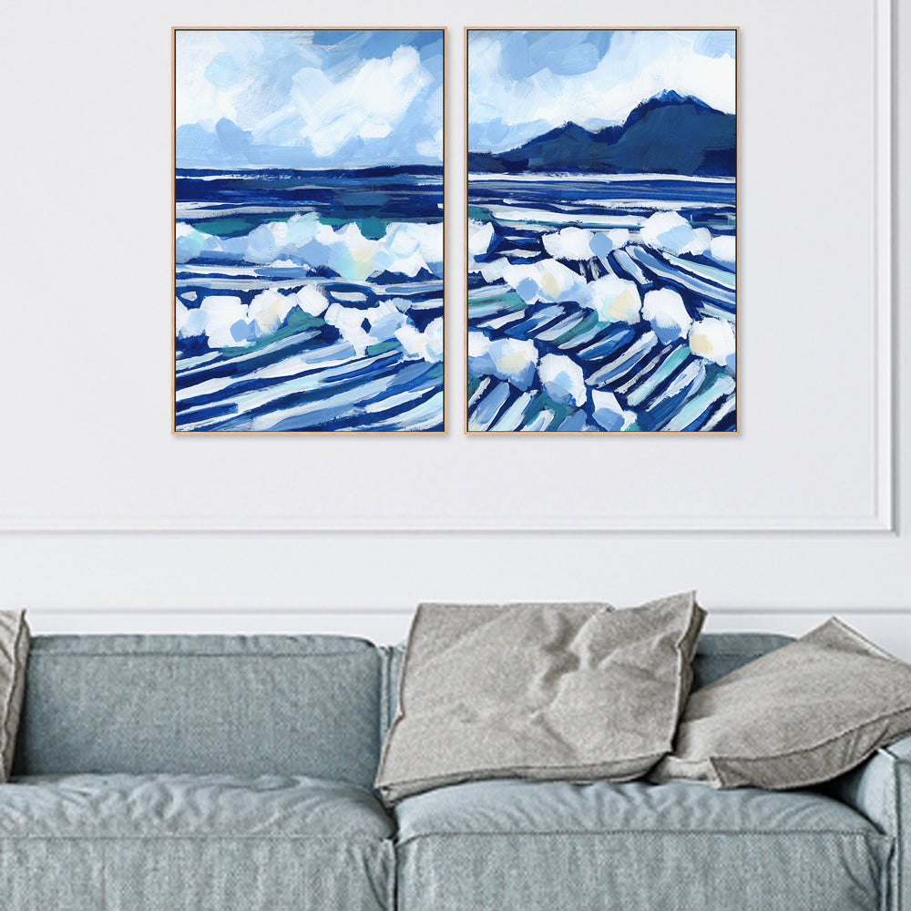 wall-art-print-canvas-poster-framed-Grecian Tides , Style A & B , Set Of 2 , By Jetty Home-2