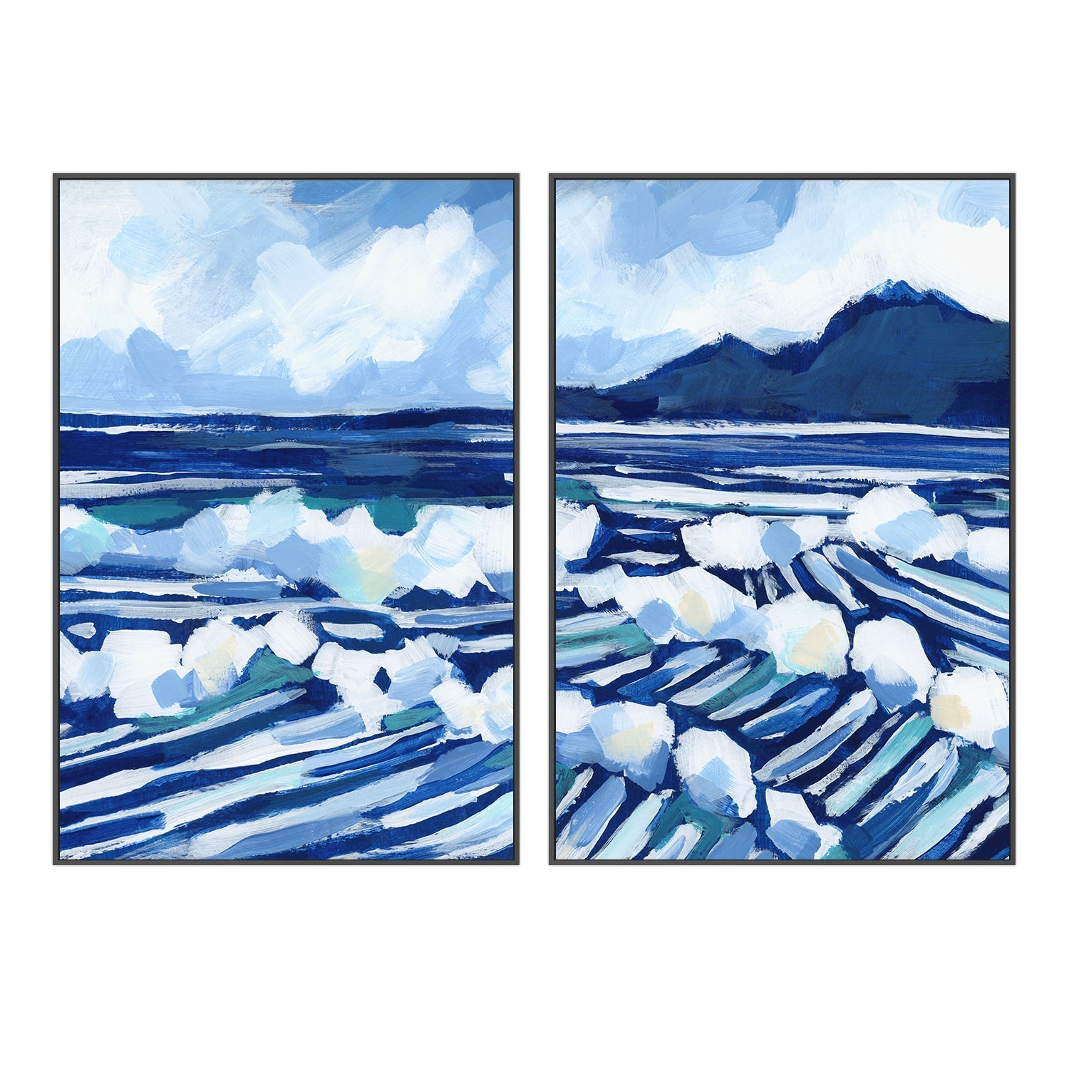 wall-art-print-canvas-poster-framed-Grecian Tides , Style A & B , Set Of 2 , By Jetty Home-3