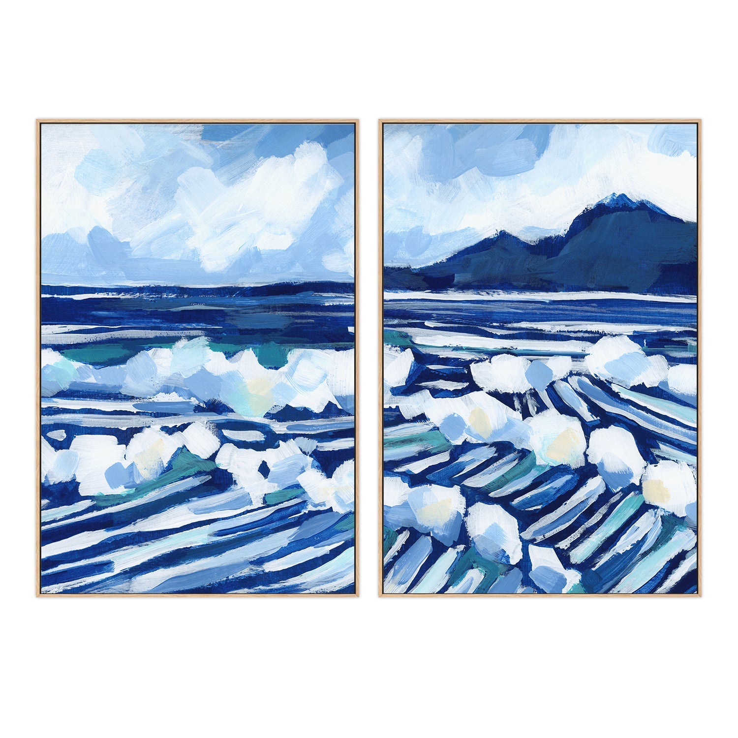 wall-art-print-canvas-poster-framed-Grecian Tides , Style A & B , Set Of 2 , By Jetty Home-4