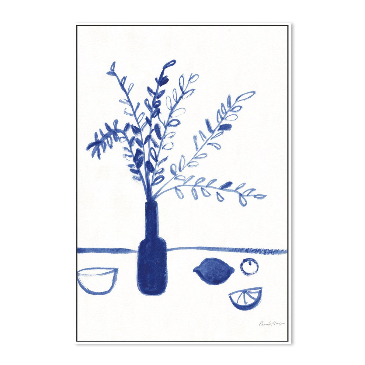 wall-art-print-canvas-poster-framed-Greek Island Dreaming, Style B-by-Pamela Munger-Gioia Wall Art